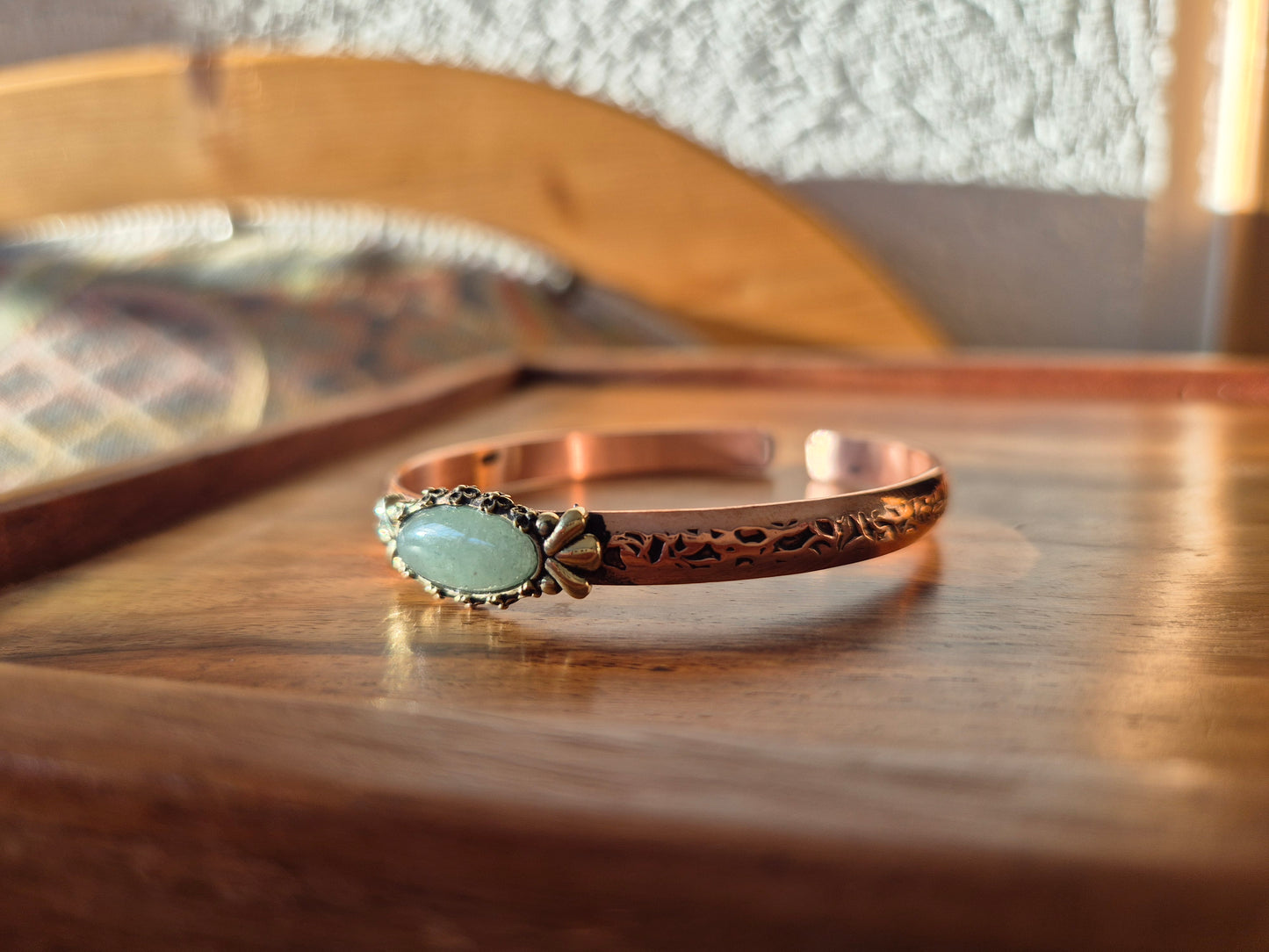 Kupfer Armband Aventurin
