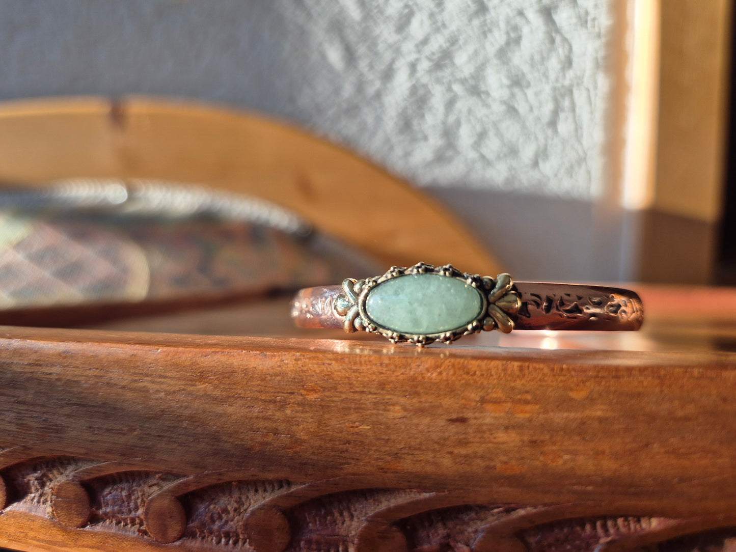 Kupfer Armband Aventurin