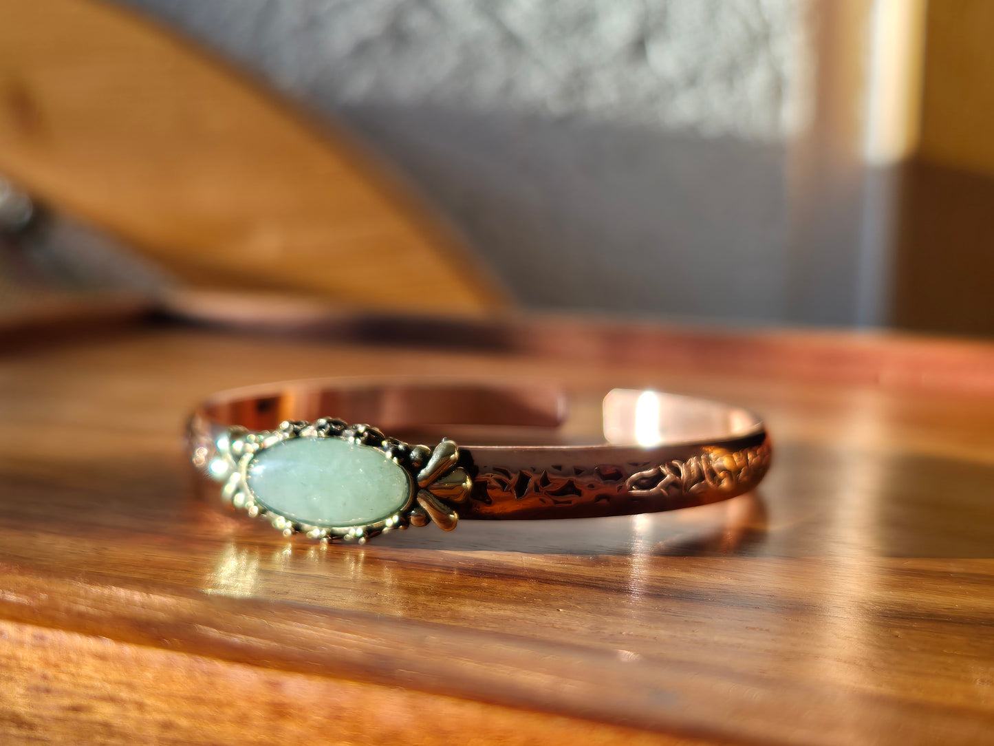 Kupfer Armband Aventurin
