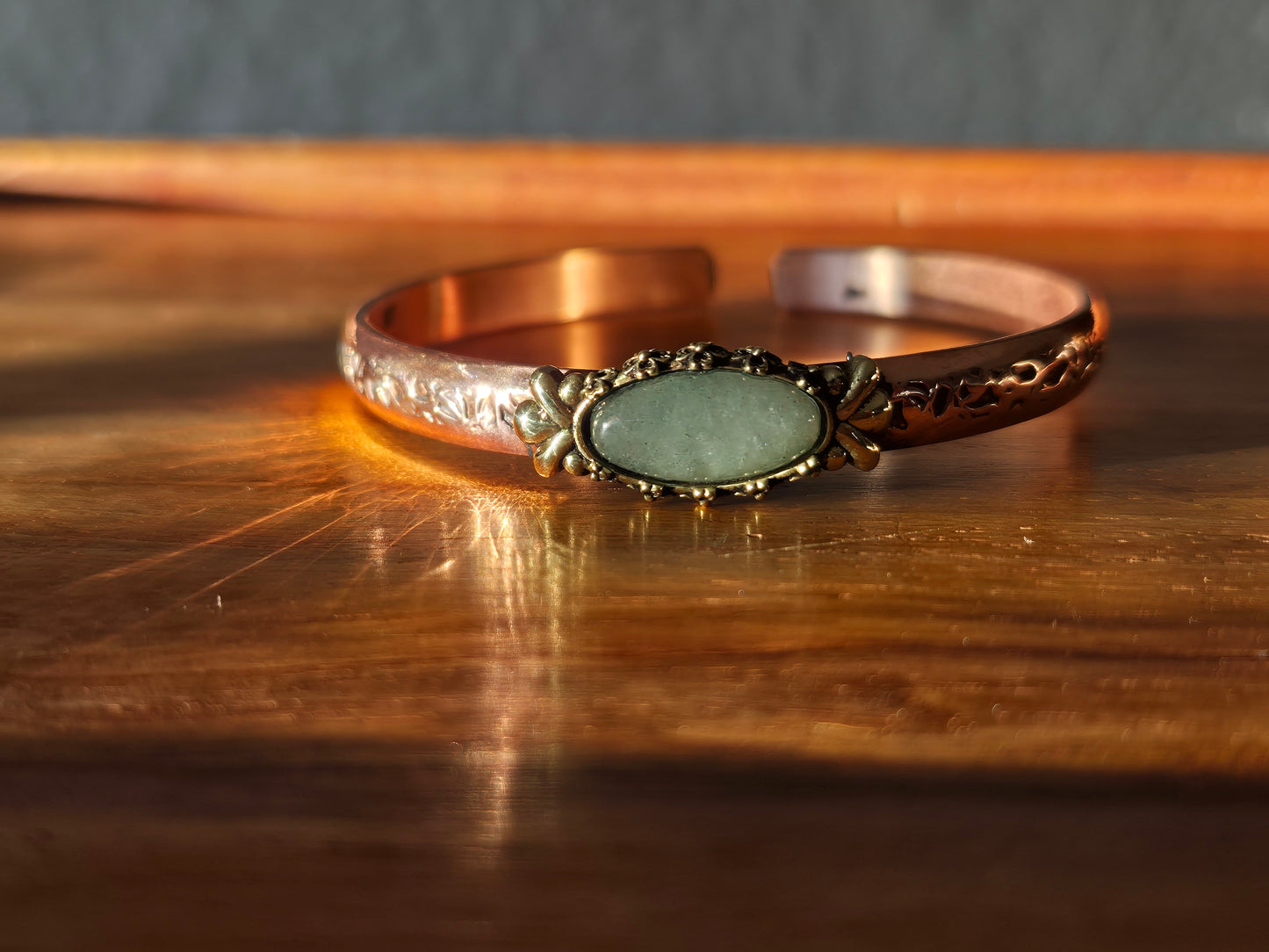 Kupfer Armband Aventurin