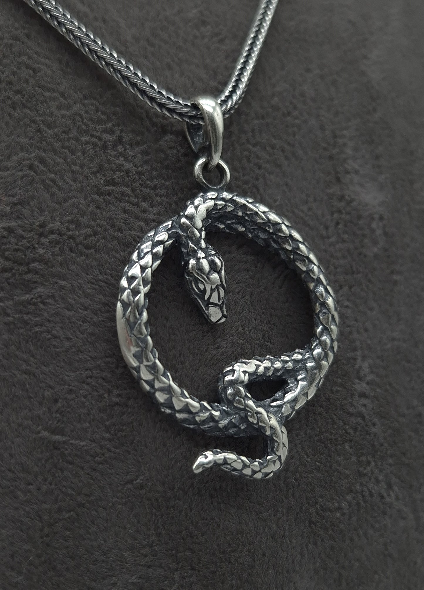 Silber Fuchsschwanzkette Schlange
