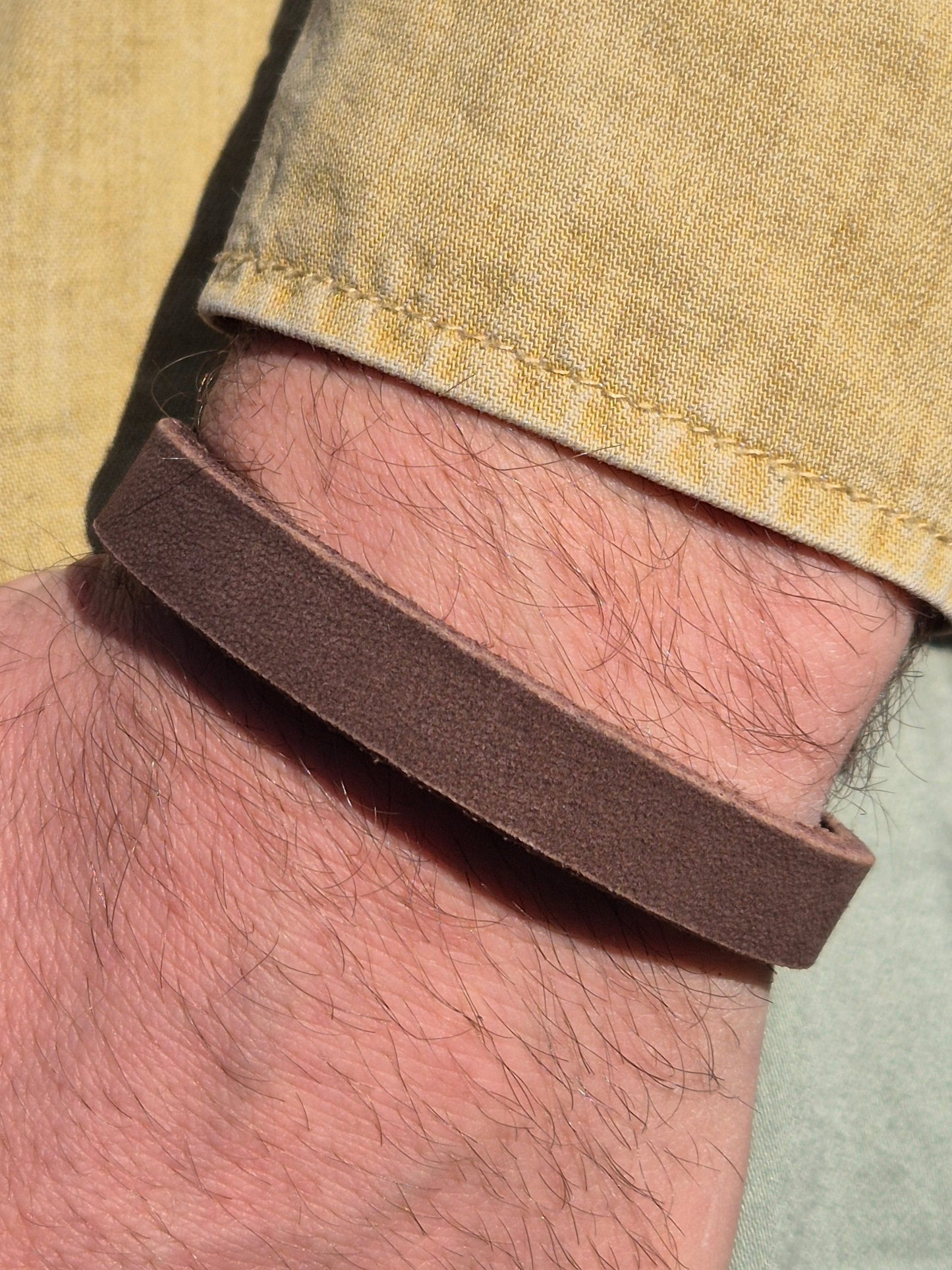 Lederarmband dunkel Braun