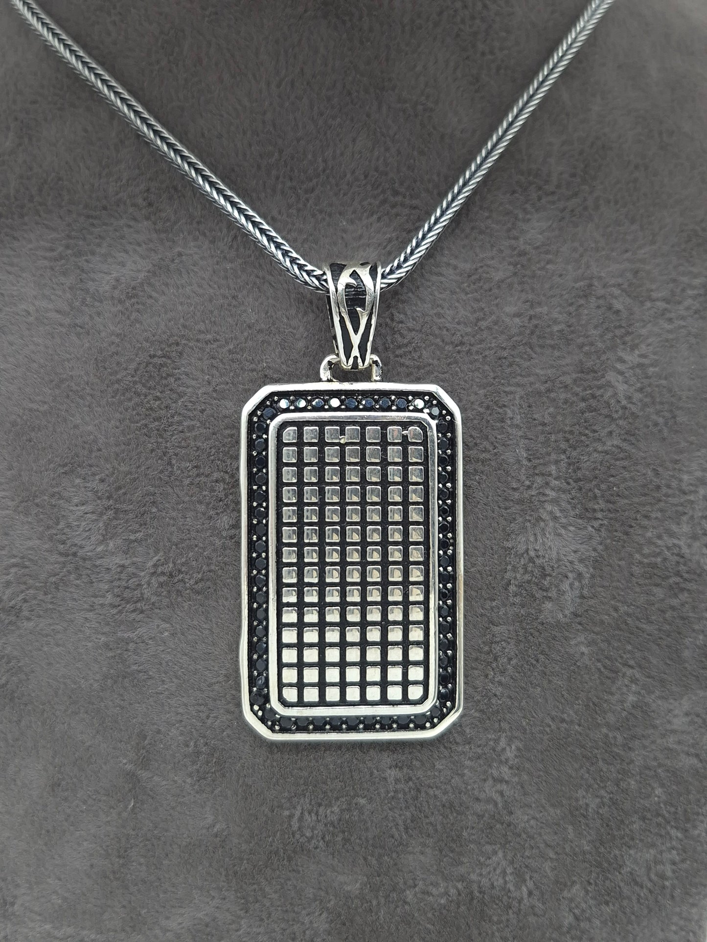 Silber Fuchsschwanzkette 925 Dog Tag