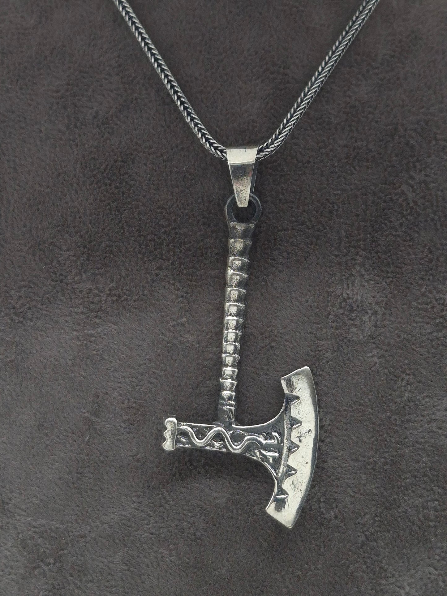 Silber Fuchsschwanzkette 925 Wikingeraxt