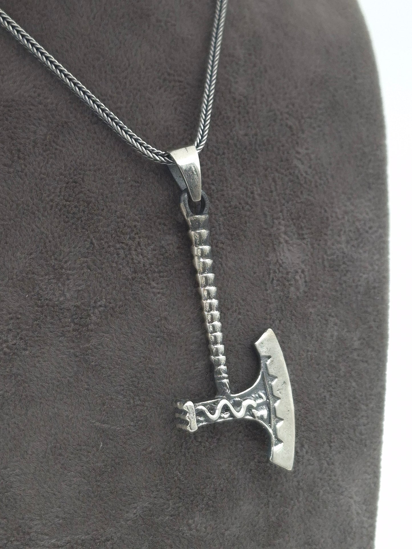 Silber Fuchsschwanzkette 925 Wikingeraxt