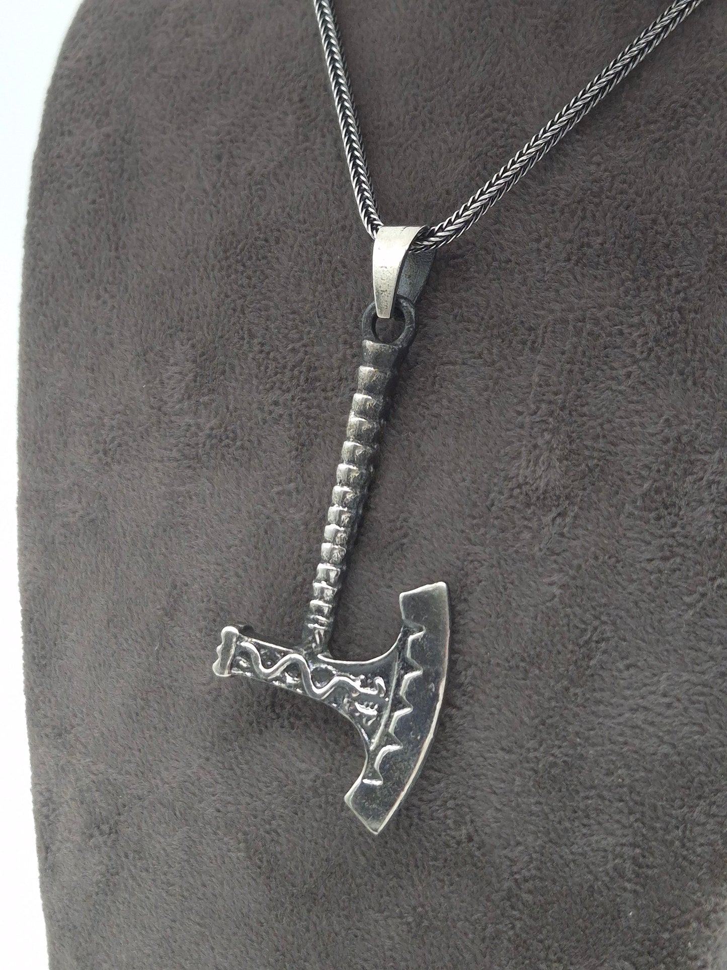 Silber Fuchsschwanzkette 925 Wikingeraxt