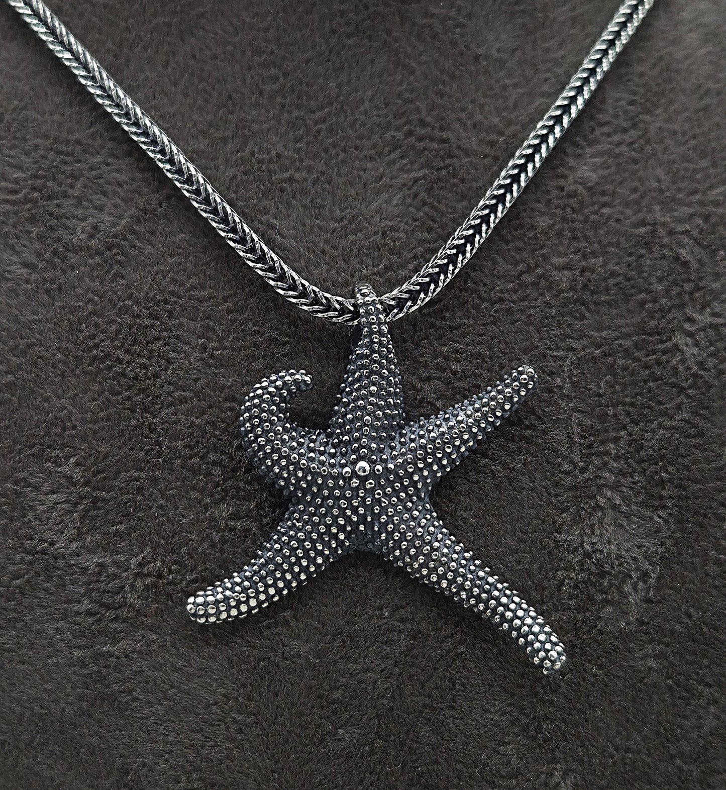 Silber Fuchsschwanzkette 925 Seestern