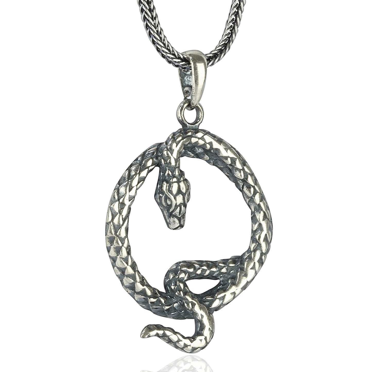 Silber Fuchsschwanzkette Schlange