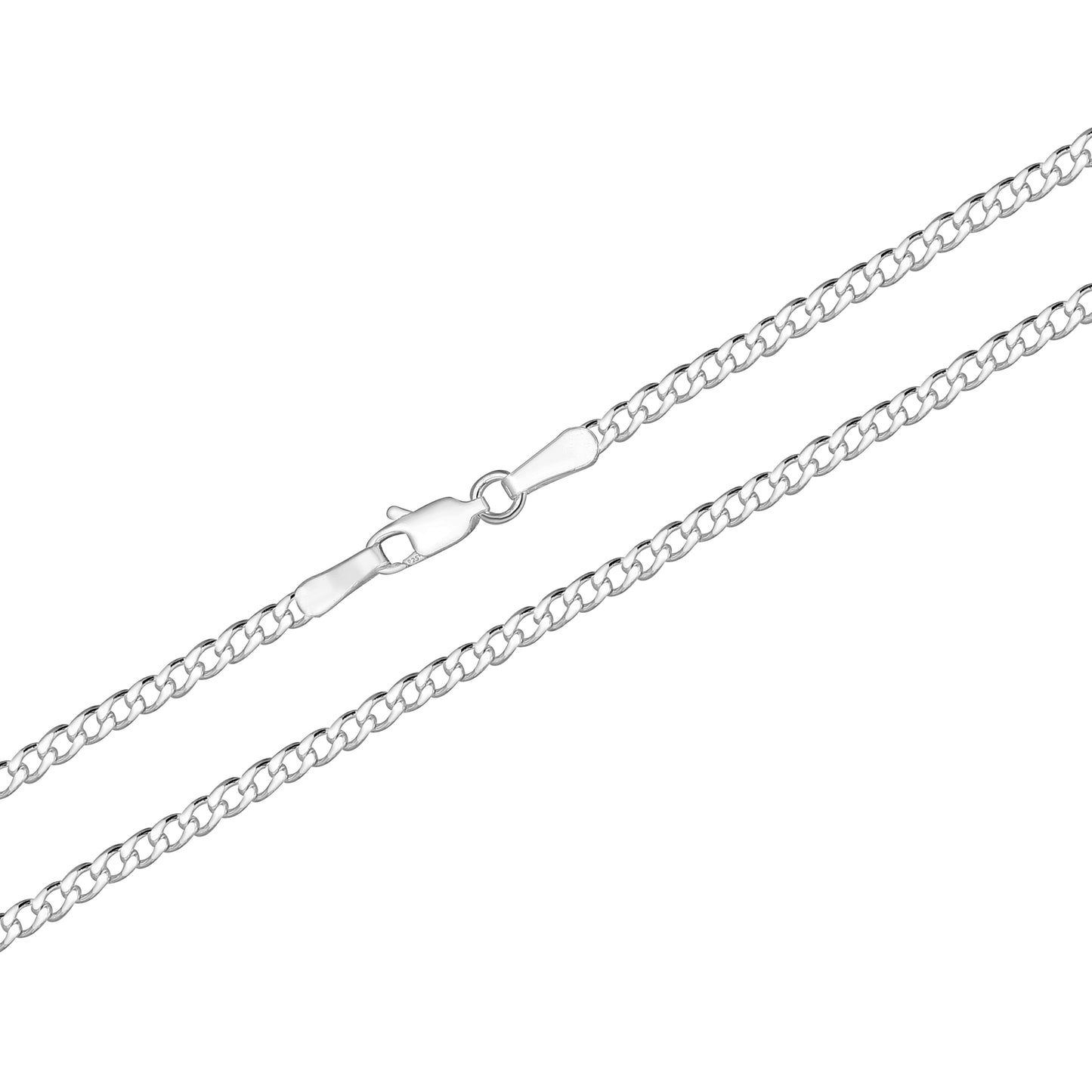 Silber Panzerkette 925 Herzengel