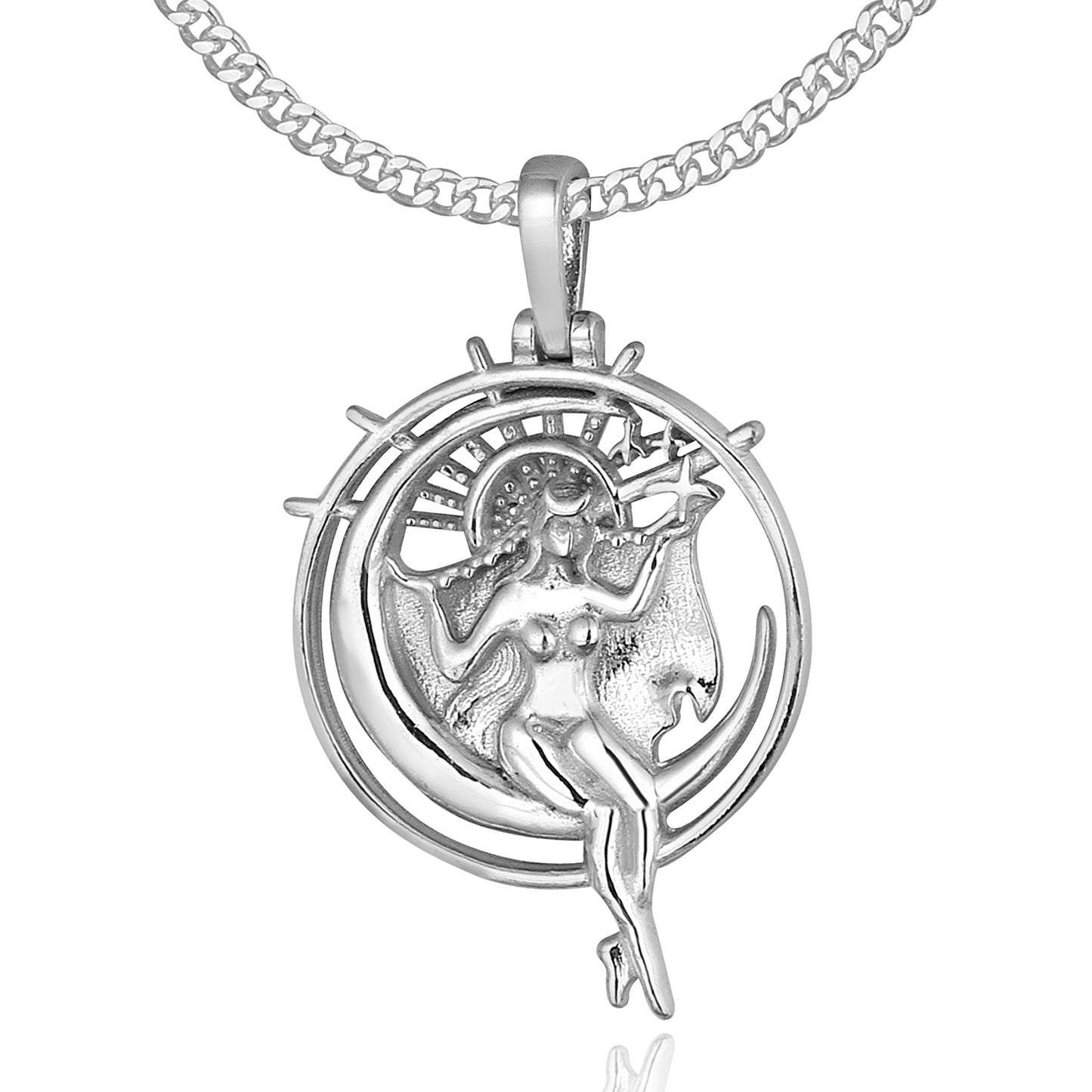 Silber Panzerkette Selene