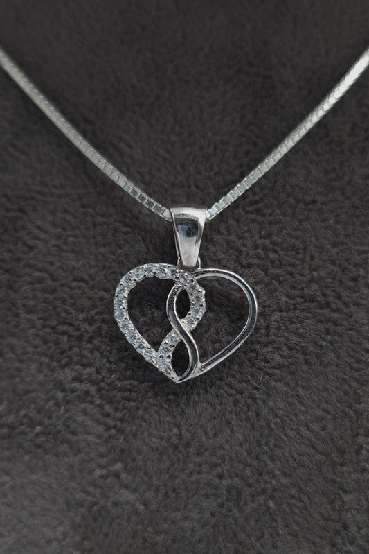 Halskette Infinity Heart