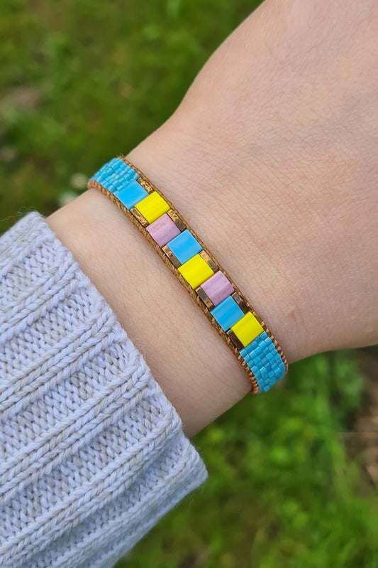 Miyukiglasperlen-Armband