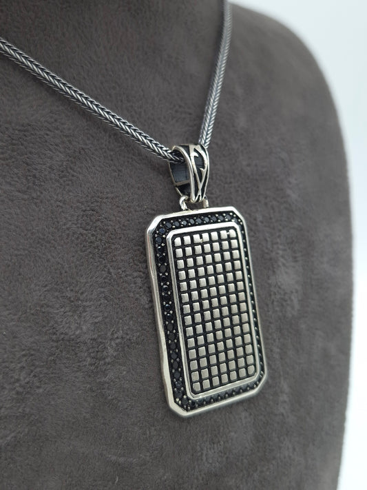 Silber Fuchsschwanzkette 925 Dog Tag