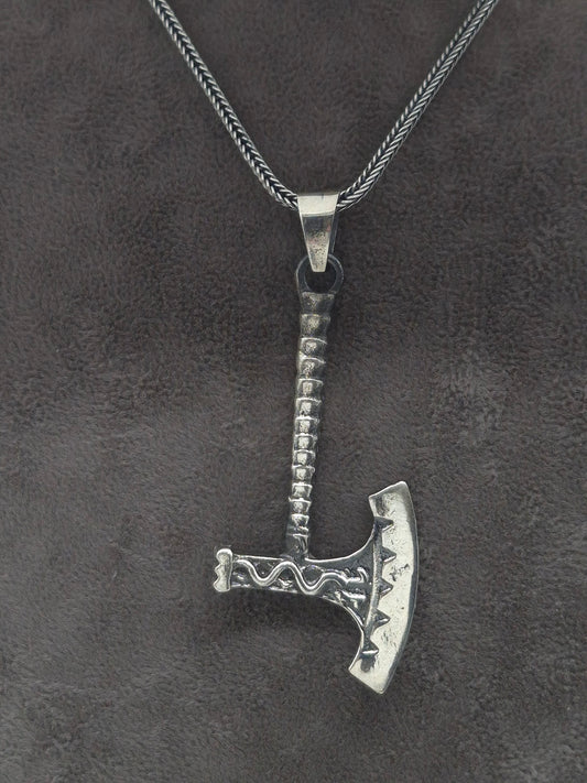 Silber Fuchsschwanzkette 925 Wikingeraxt