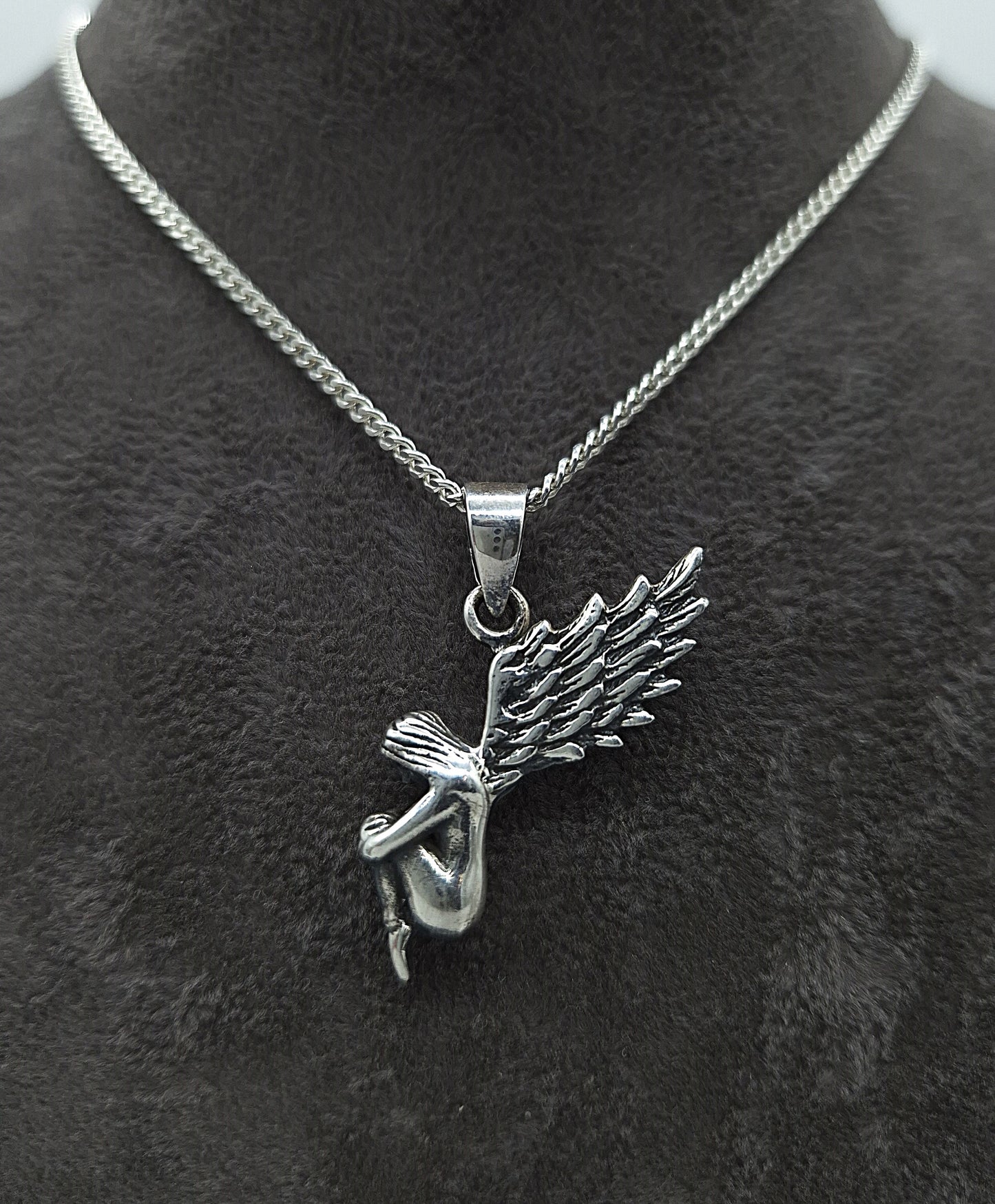 Silber Panzerkette Schutzengel