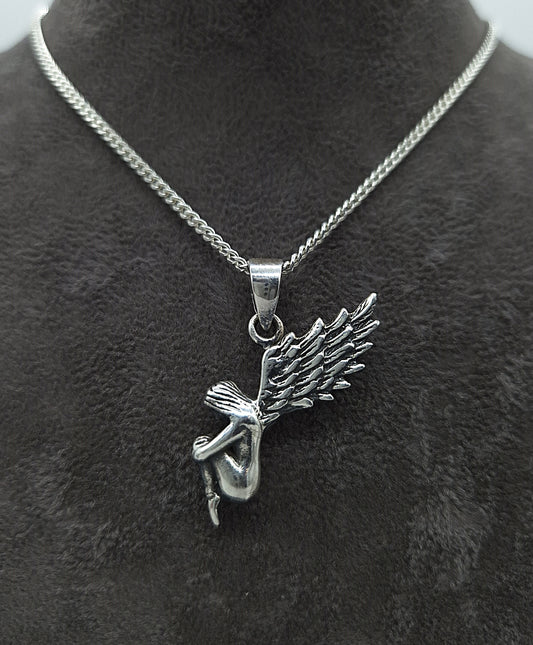 Silber Panzerkette Schutzengel