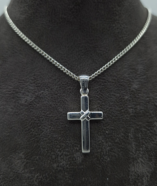 Silber Panzerkette Kreuz