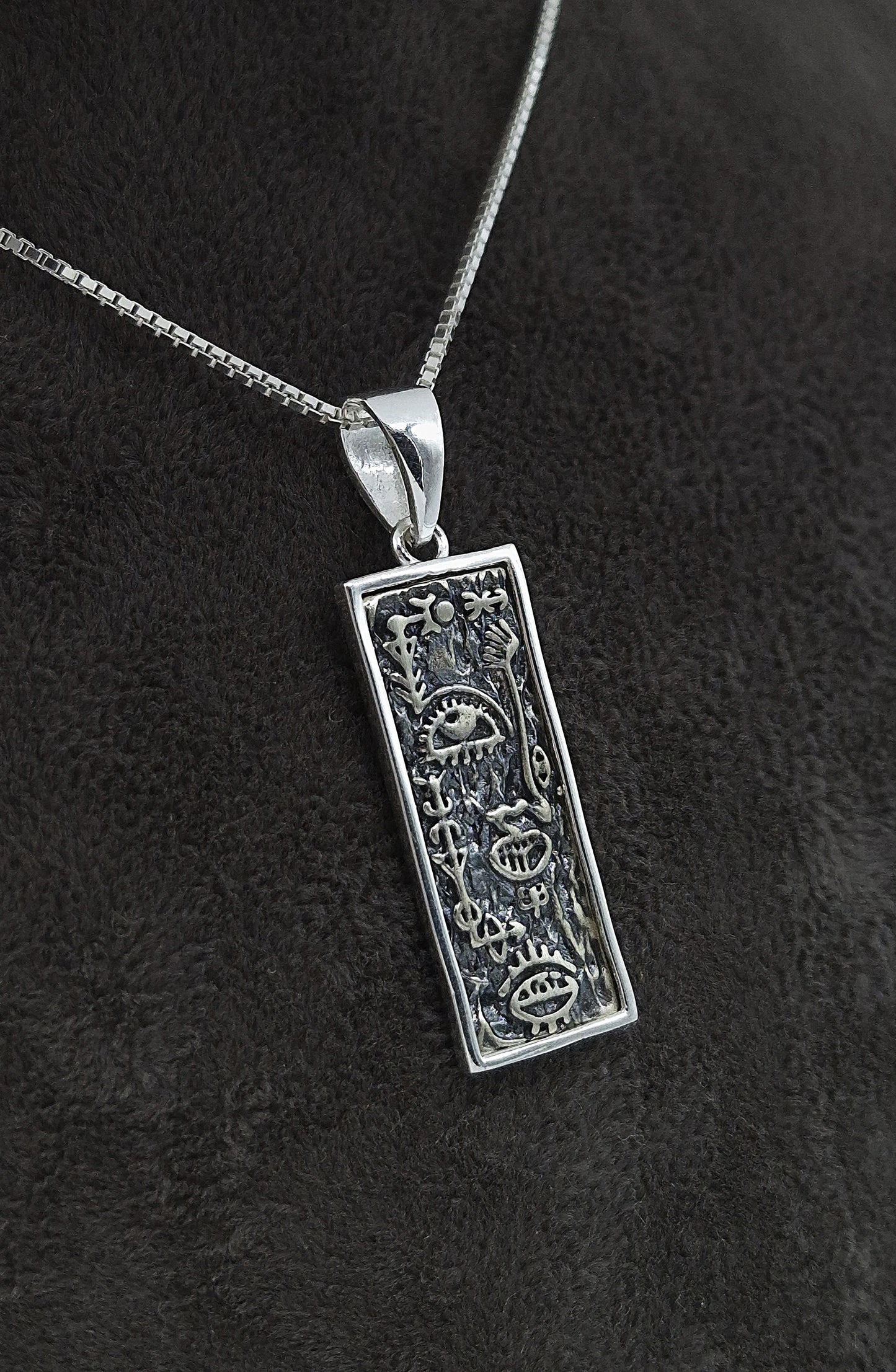 Silber Halskette 925 Mystic Anhänger