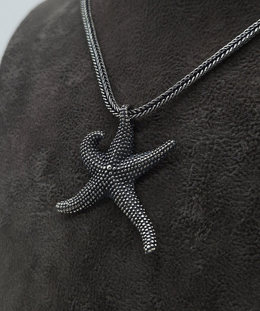 Silber Fuchsschwanzkette 925 Seestern