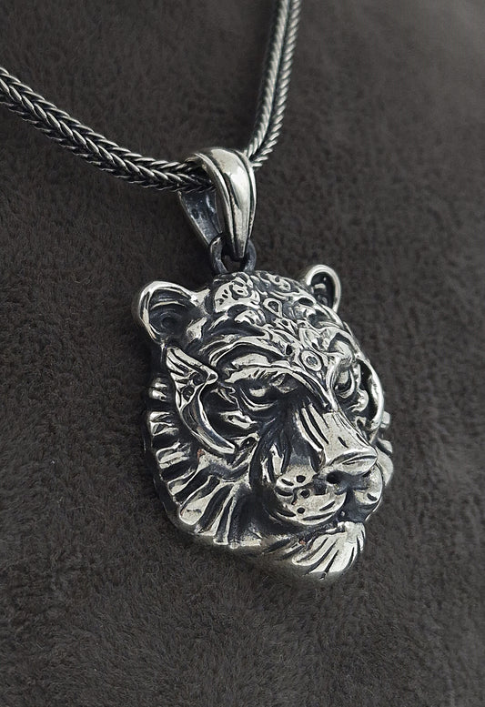 Silber Fuchsschwanzkette 925 Tiger