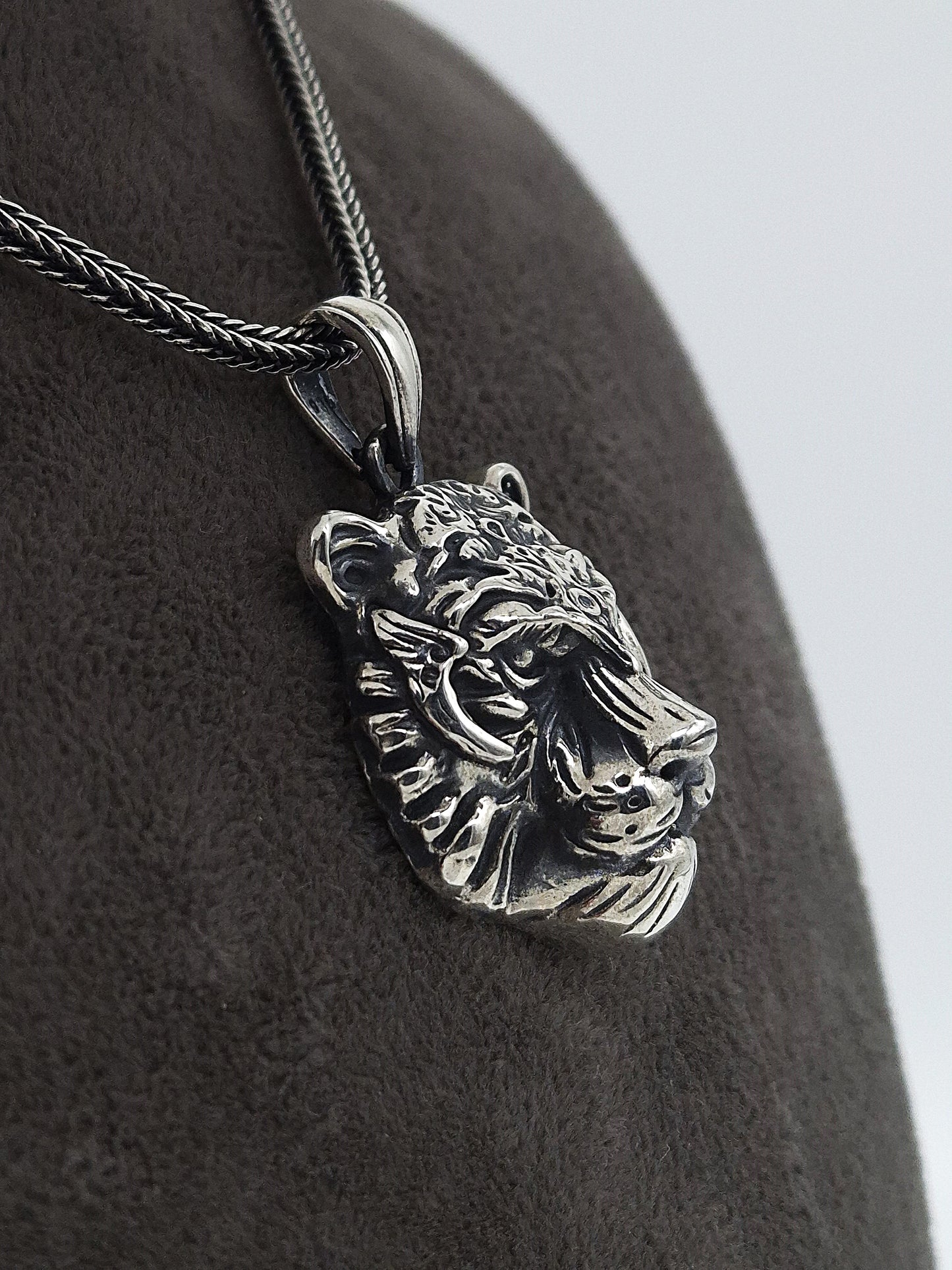 Silber Fuchsschwanzkette 925 Tiger