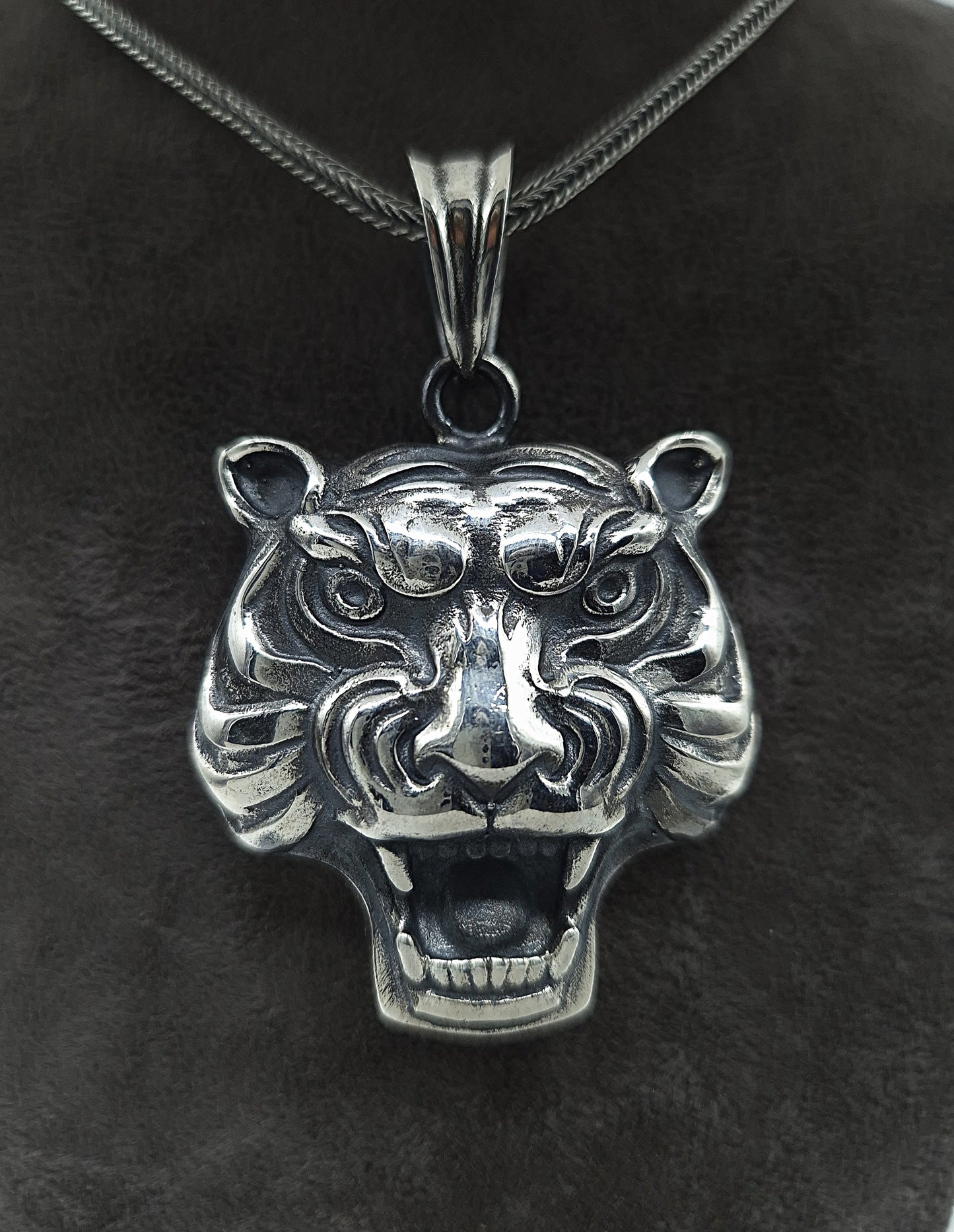 Silber Fuchsschwanzkette 925 Tiger