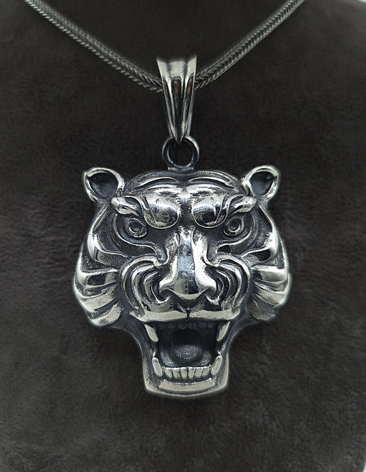 Silber Fuchsschwanzkette 925 Tiger