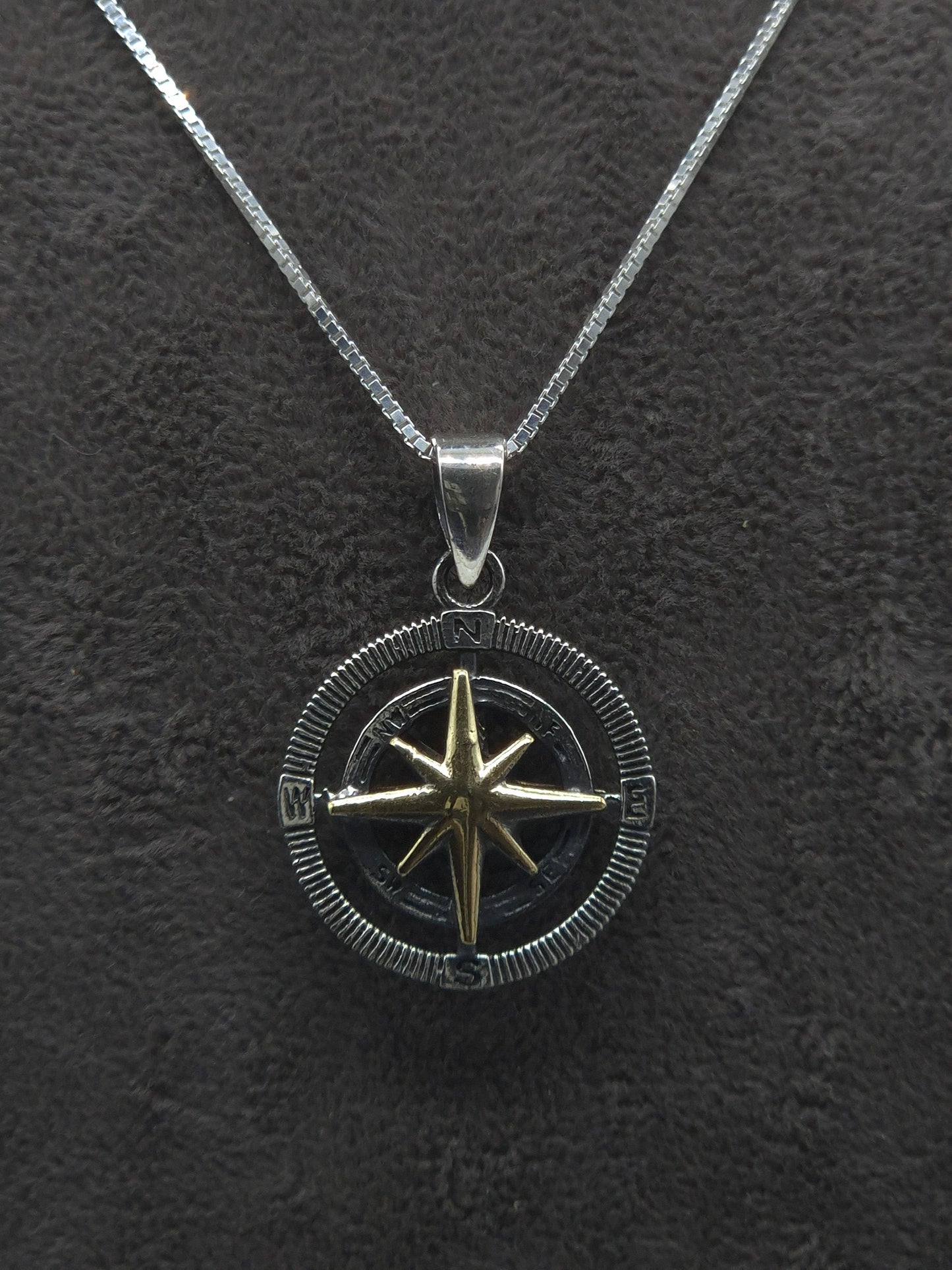 Silber Fuchsschwanzkette - Venezianerkette - Panzerkette 925 Kompass