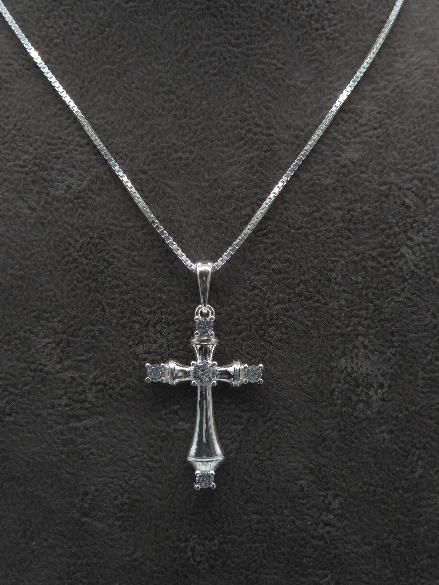 Silber Panzerkette oder Venezianerkette 925 Kreuz