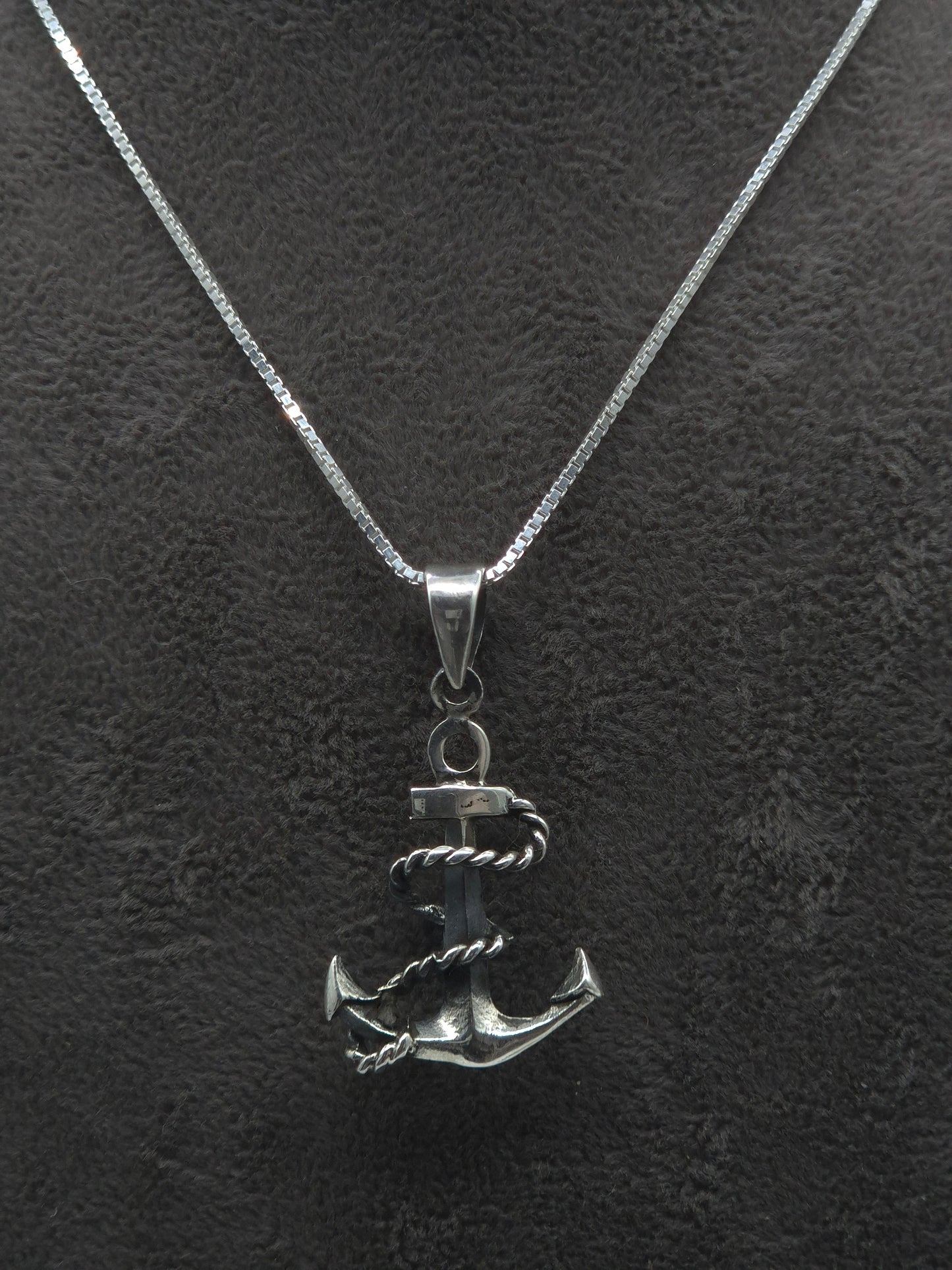 Silber Fuchsschwanzkette oder Venezianerkette 925 Anker