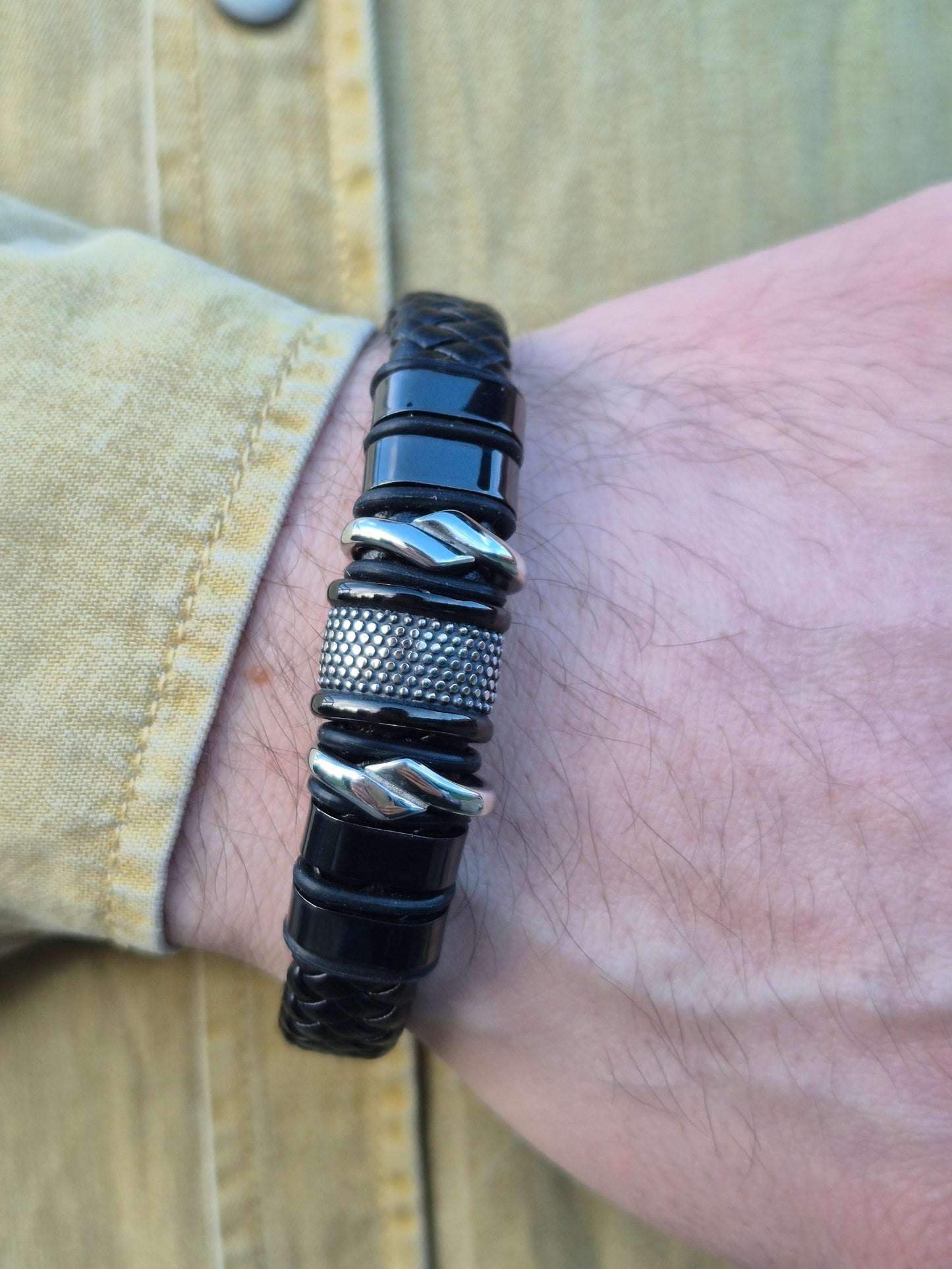 Lederarmband mit Verlängerungsglied Avenox