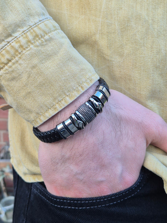 Lederarmband mit Verlängerungsglied Avenox