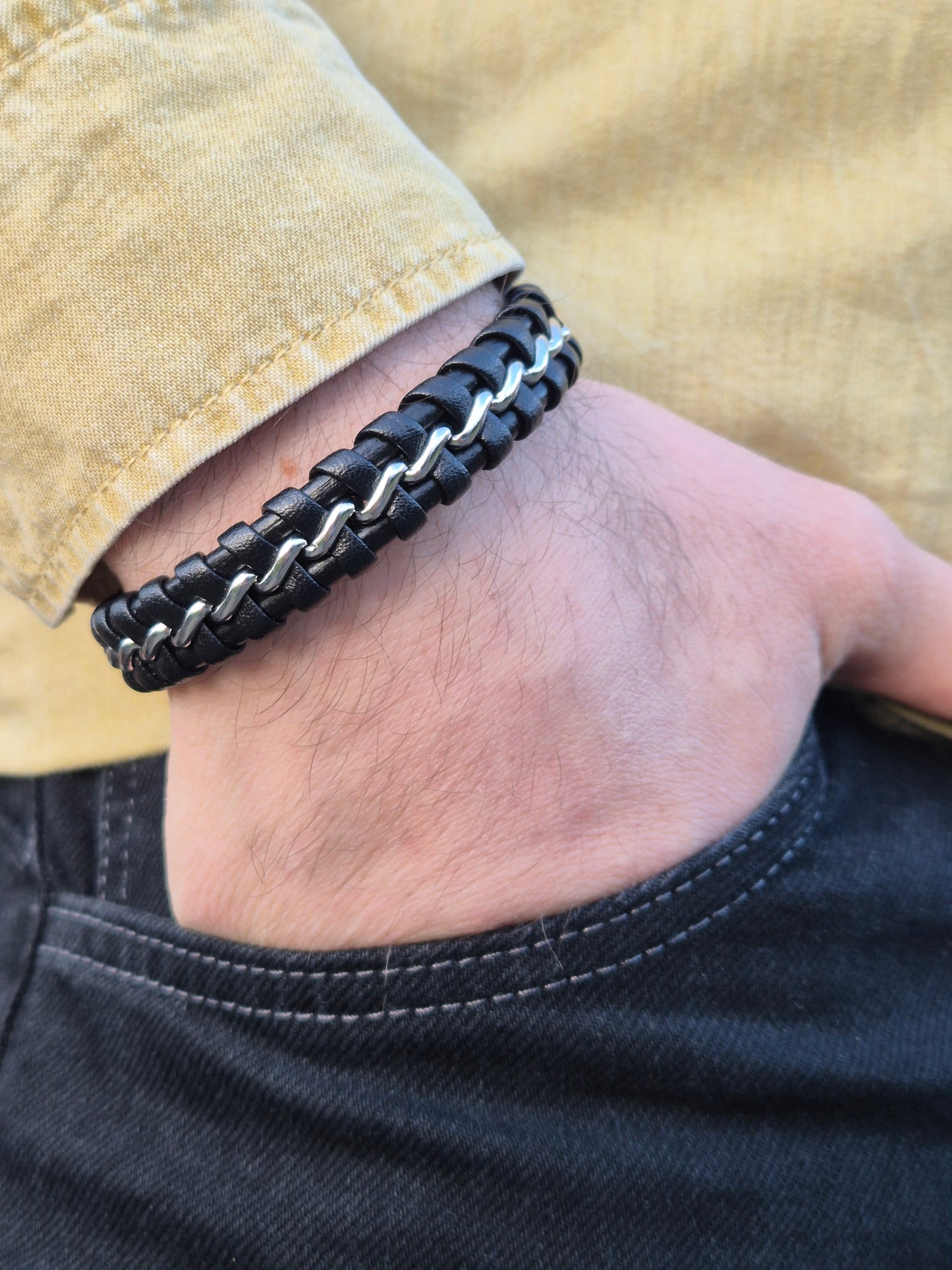 Lederarmband mit Verlängerungsglied Nexor