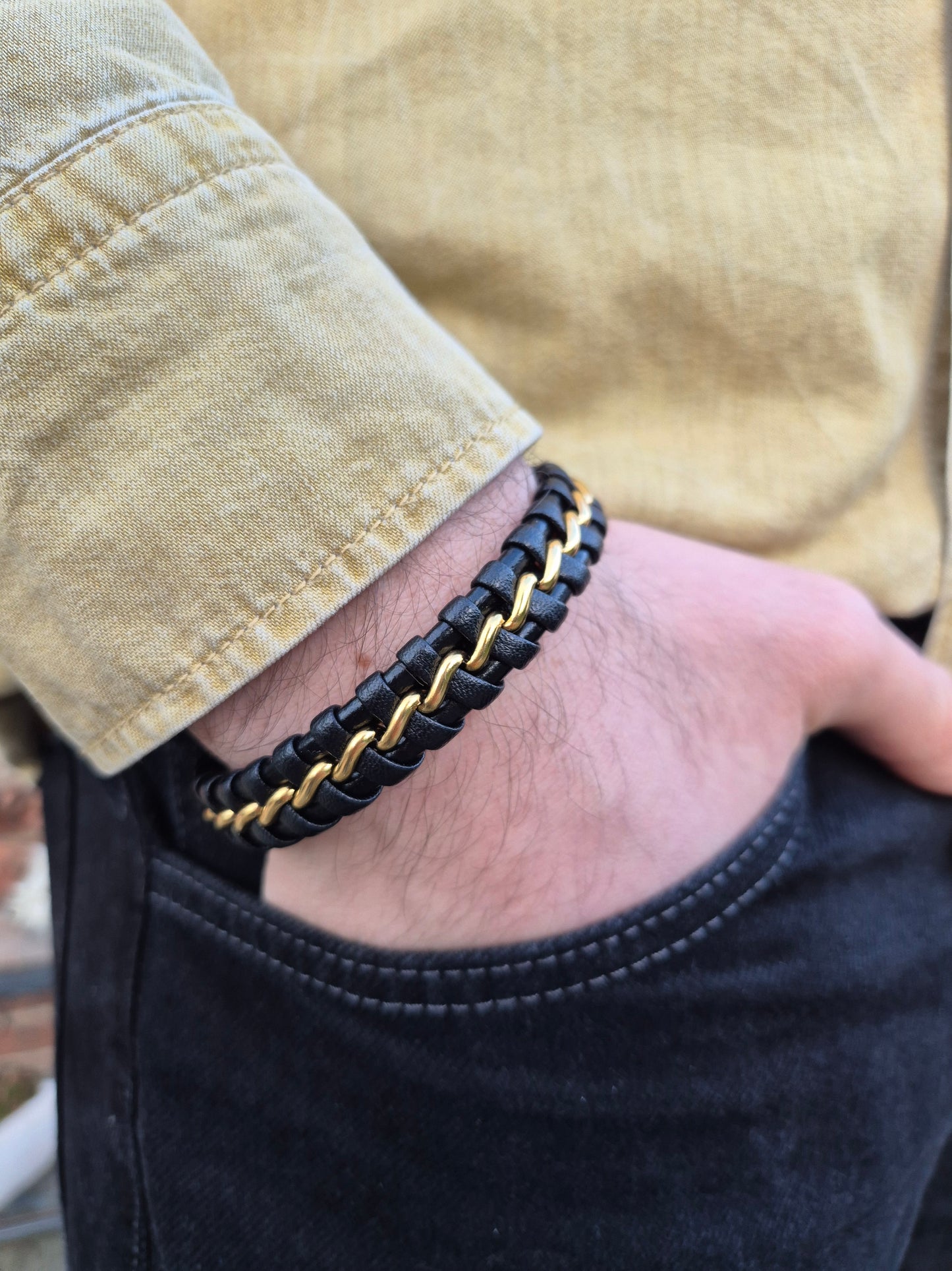 Lederarmband mit Verlängerungsglied Nexor