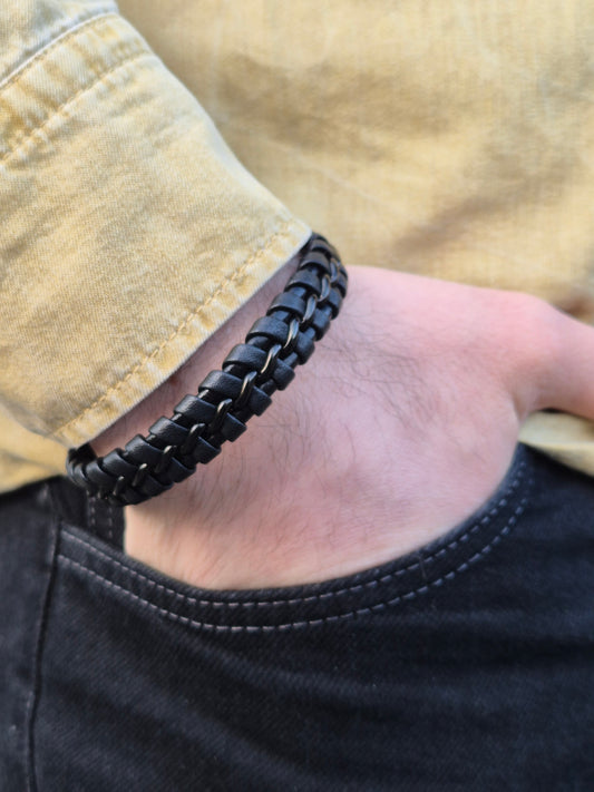 Lederarmband mit Verlängerungsglied Nexor