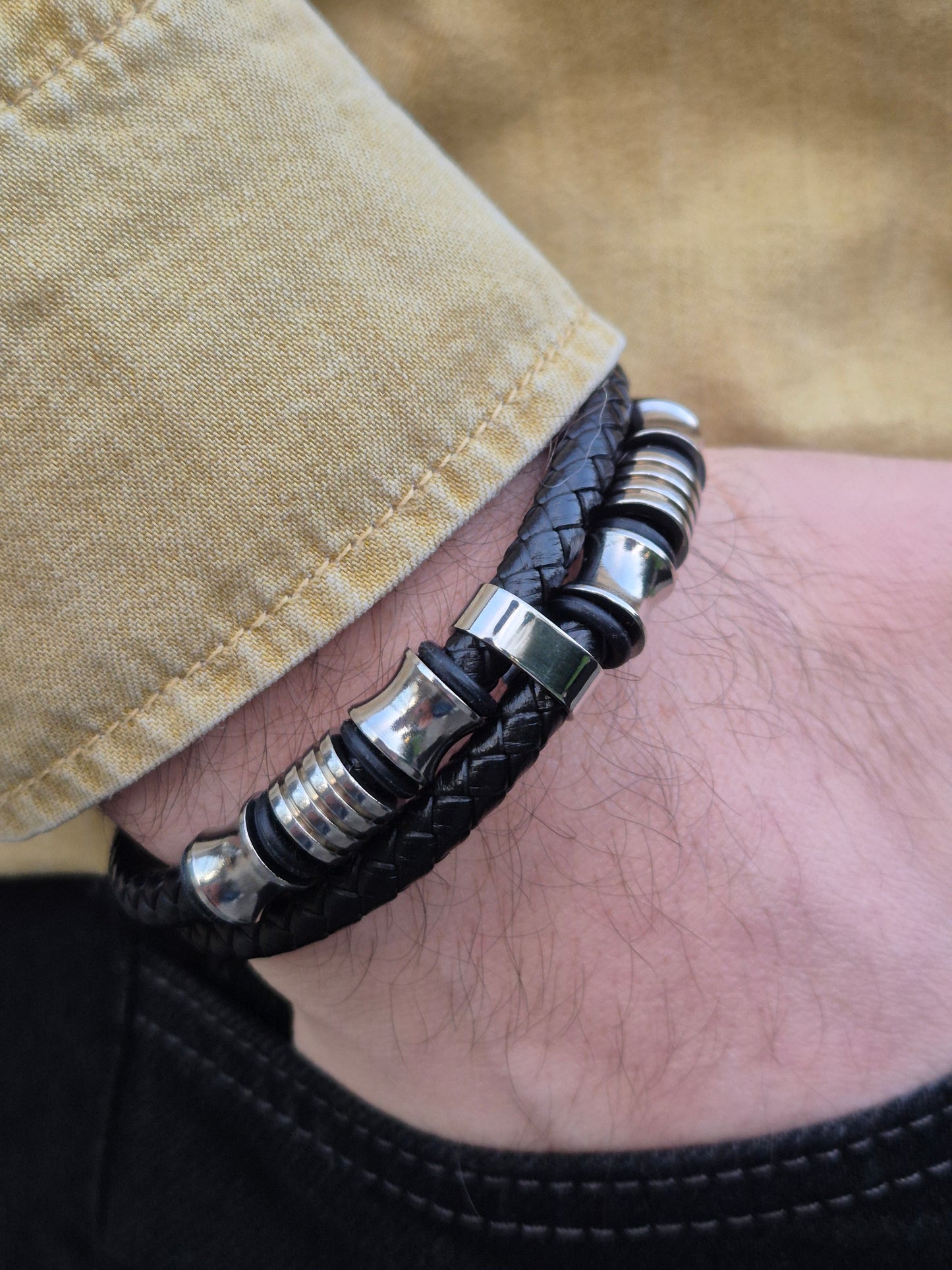 Lederarmband mit Verlängerungsglied Xyro