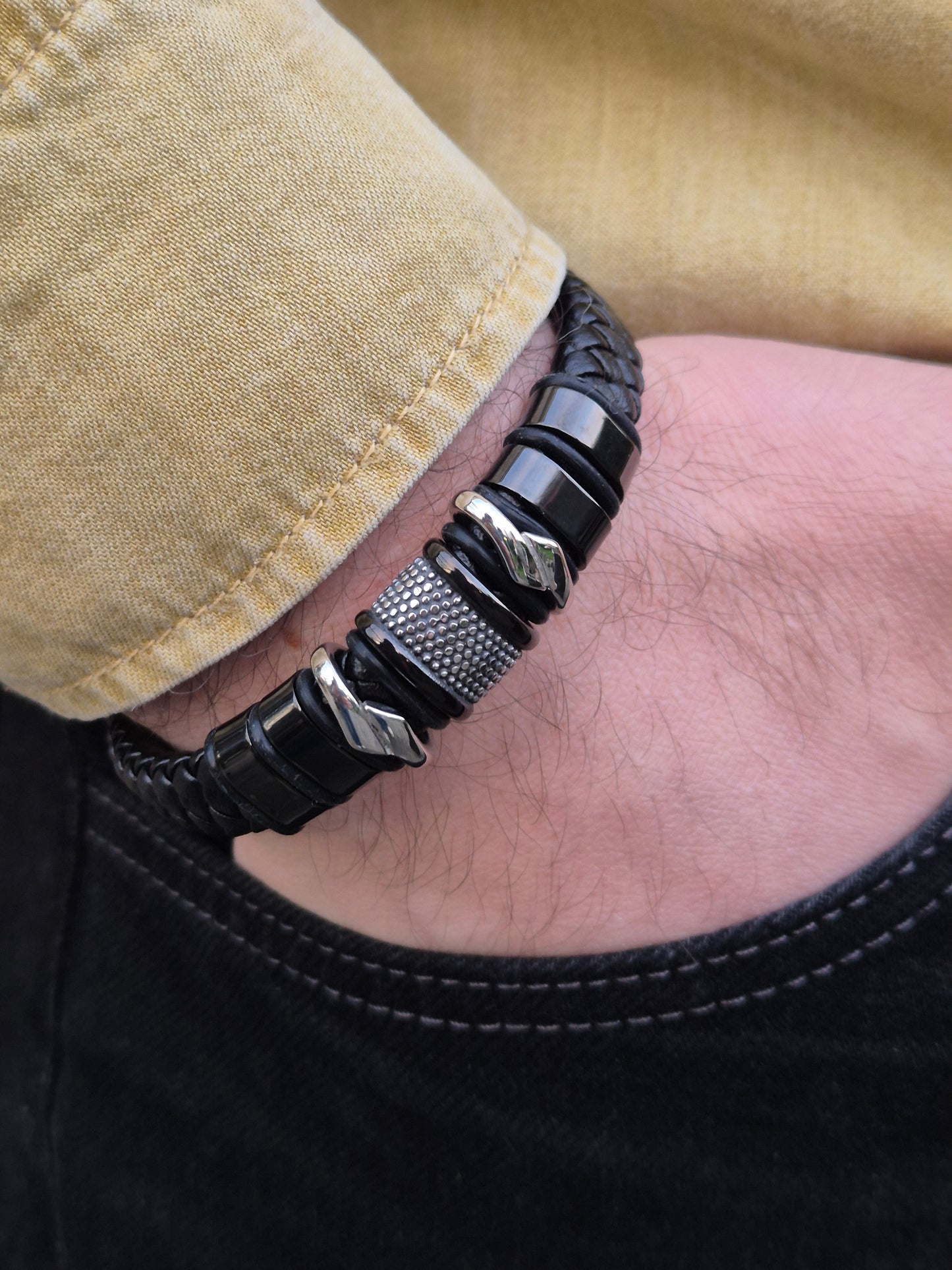 Lederarmband mit Verlängerungsglied Avenox