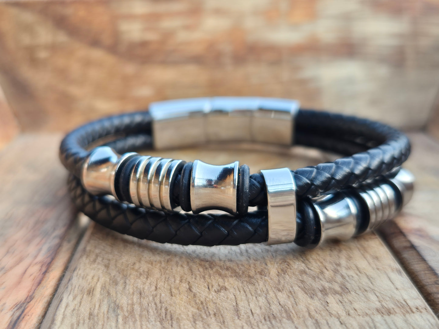 Lederarmband mit Verlängerungsglied Xyro