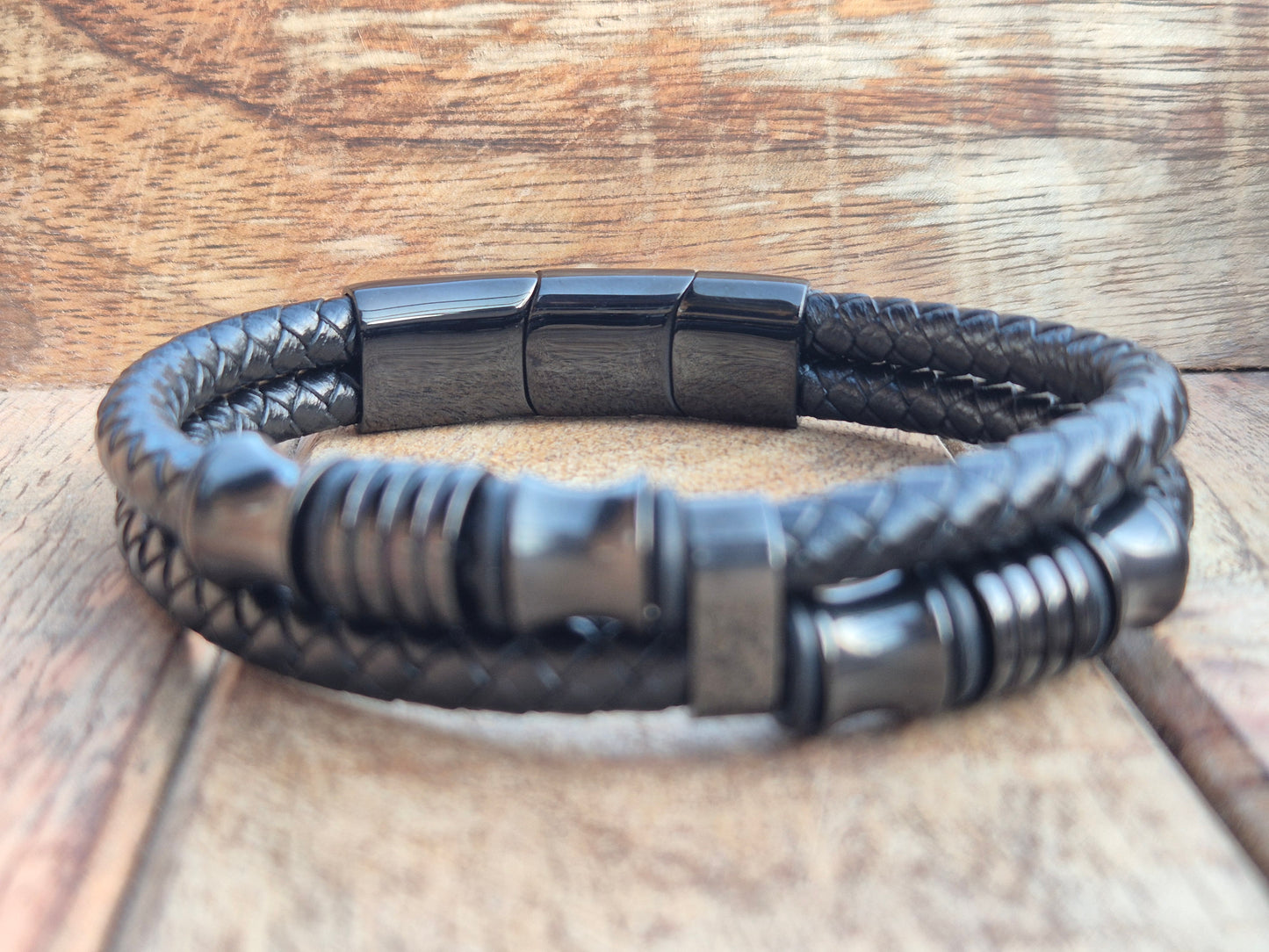 Lederarmband mit Verlängerungsglied Xyro