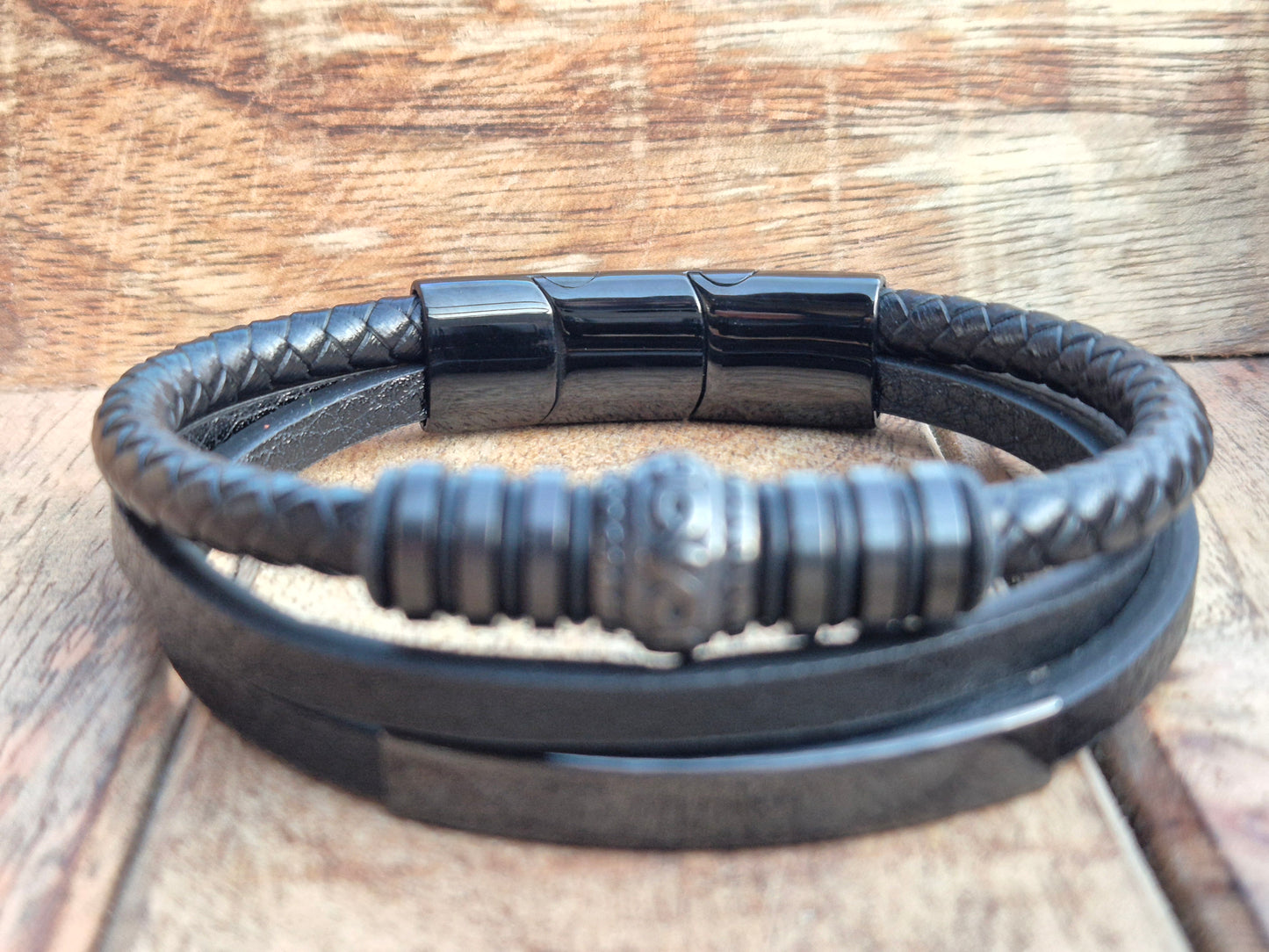 Lederarmband mit Verlängerungsglied Panthera