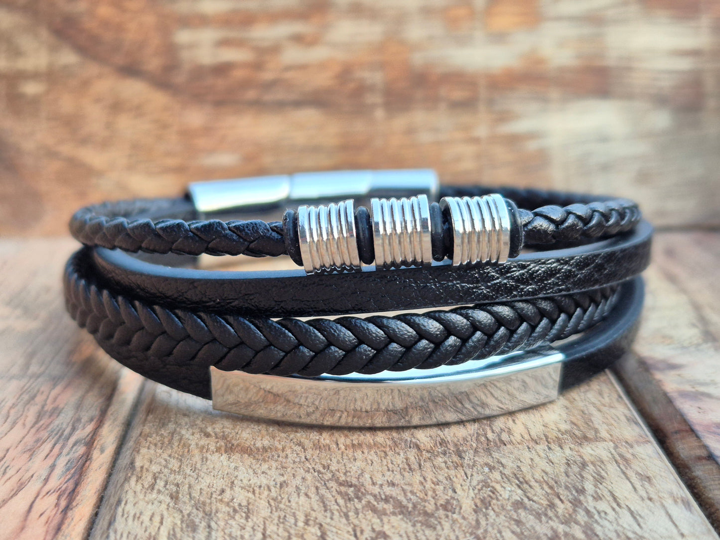 Lederarmband mit Verlängerungsglied Veltor