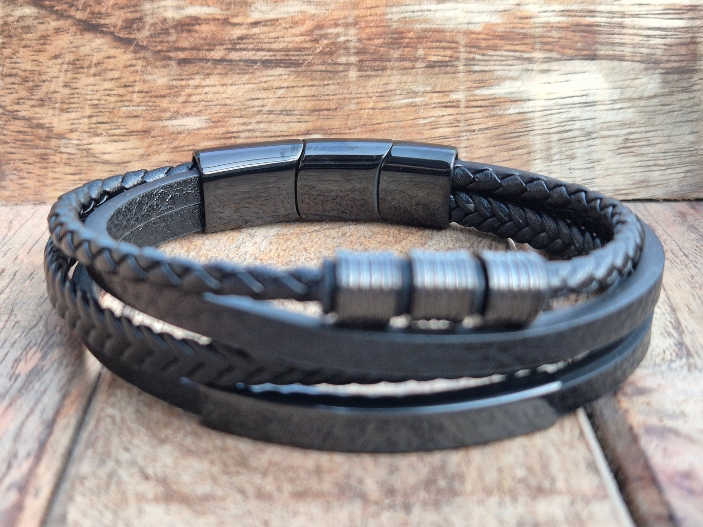 Lederarmband mit Verlängerungsglied Veltor