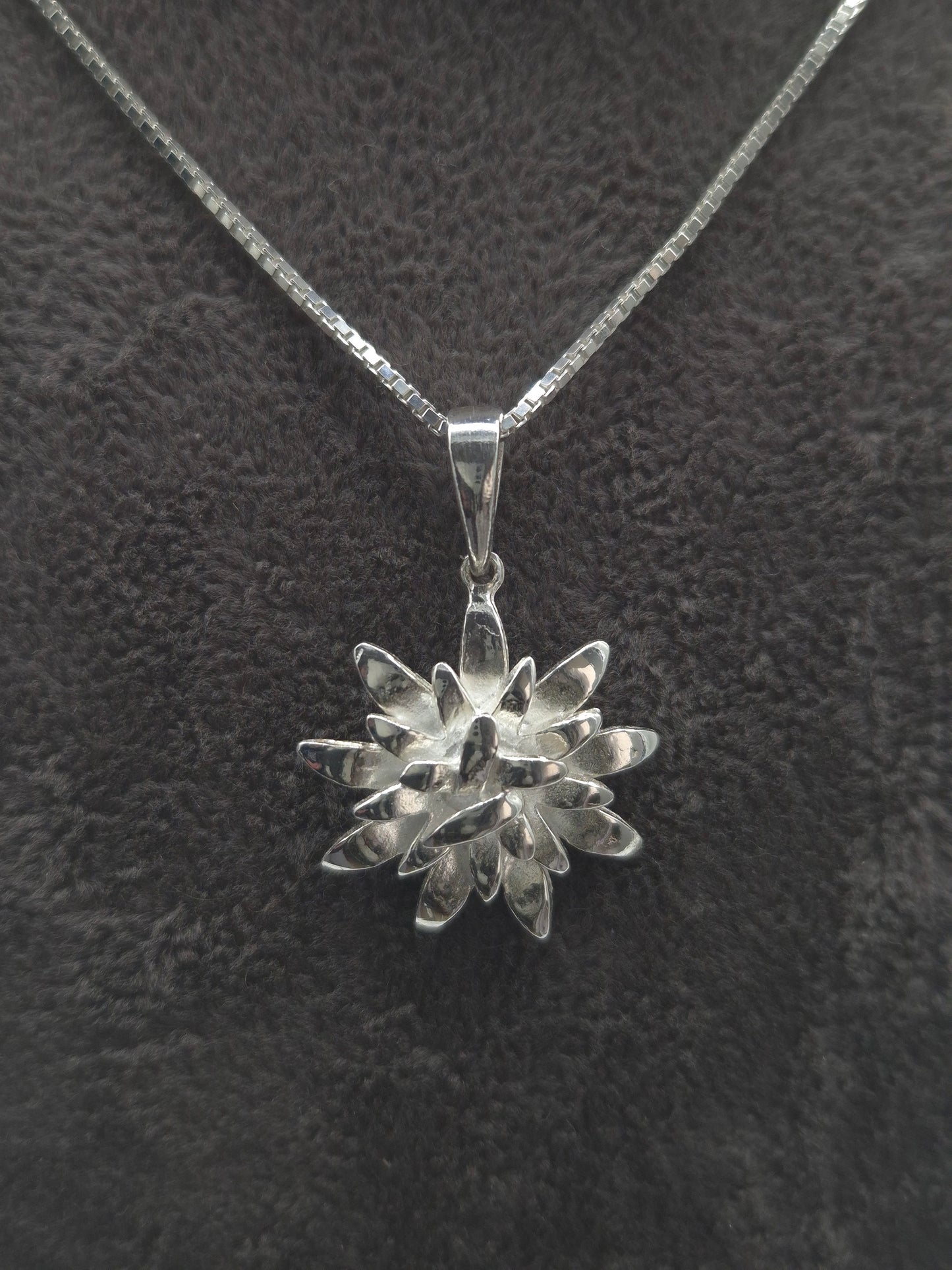 Silber Venezianerkette 925 Edelweiß