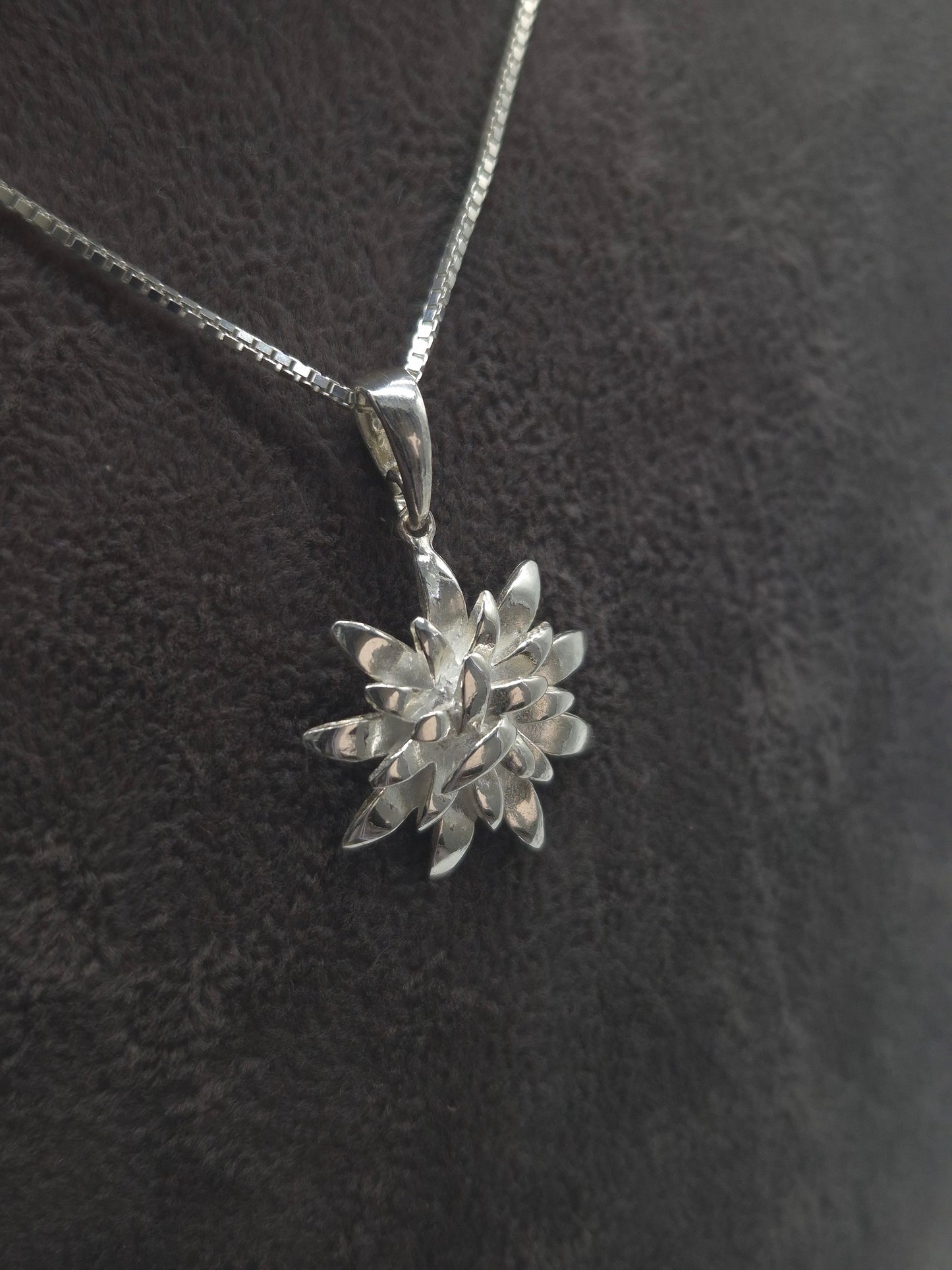 Silber Venezianerkette 925 Edelweiß