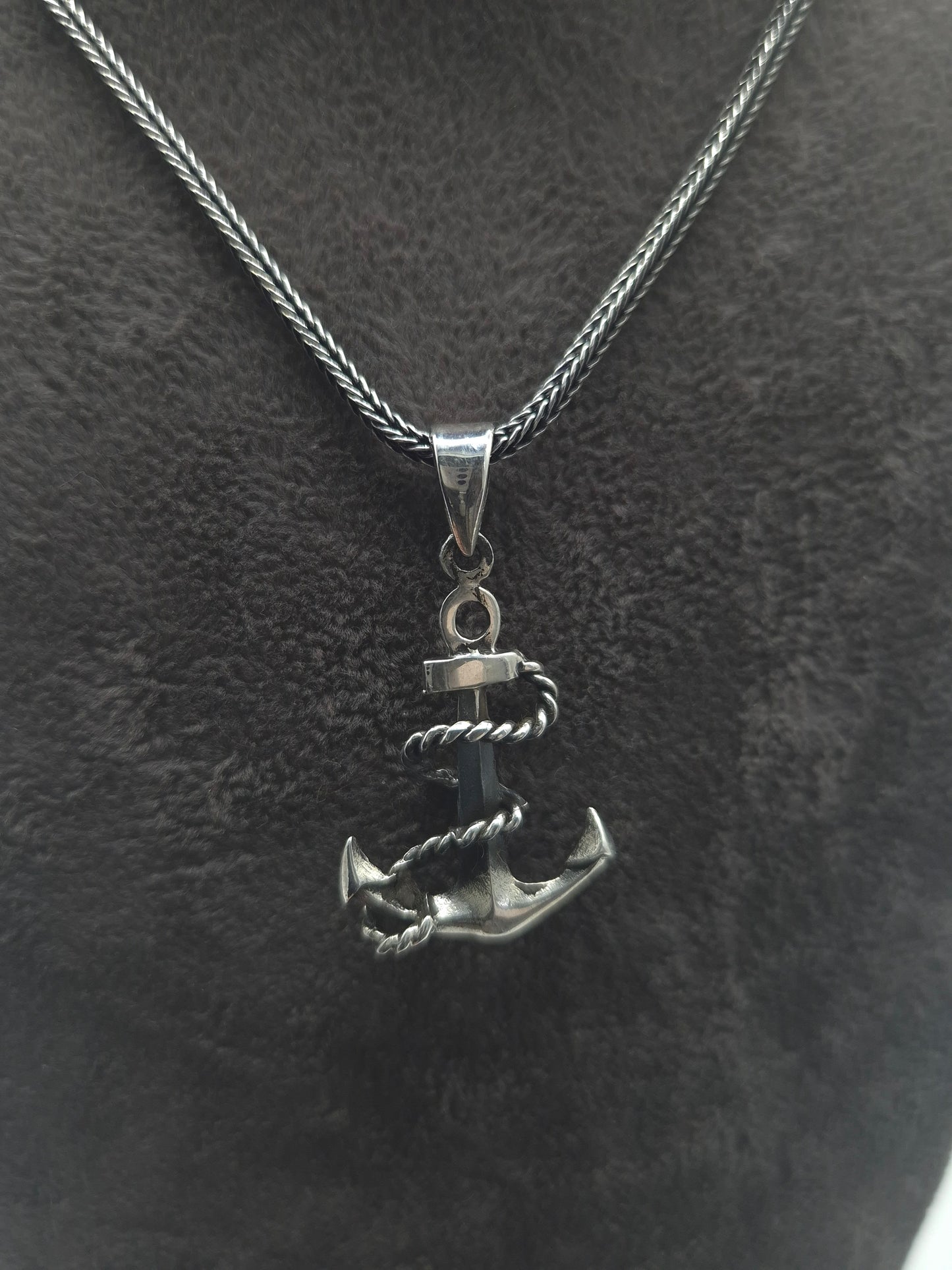 Silber Fuchsschwanzkette oder Venezianerkette 925 Anker