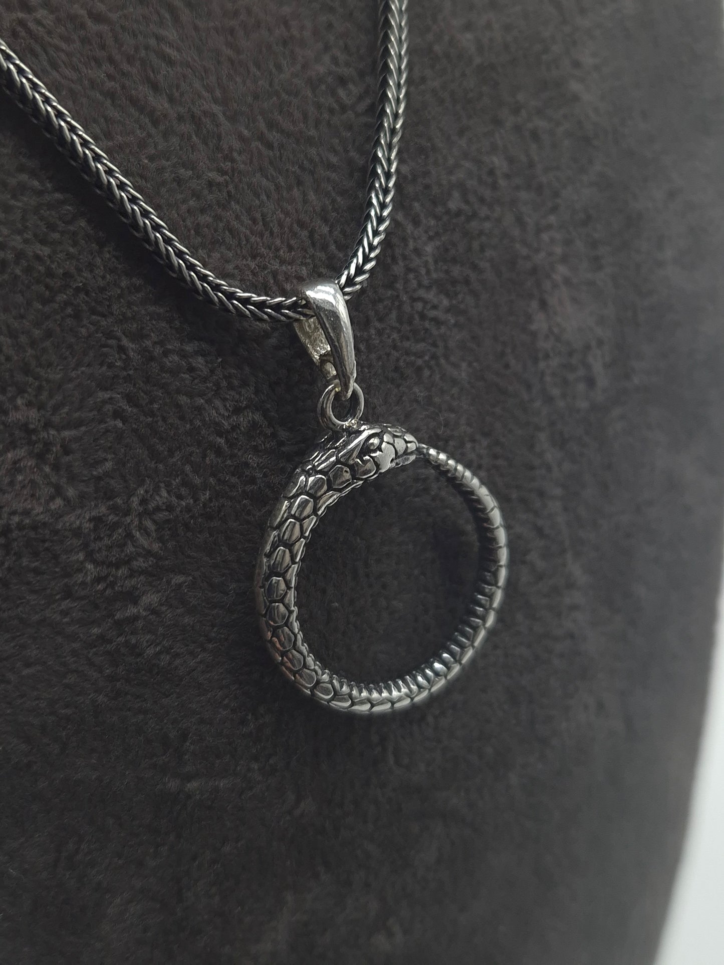 Silber Venezianerkette - Fuchsschwanzkette - Panzerkette 925 Schlange