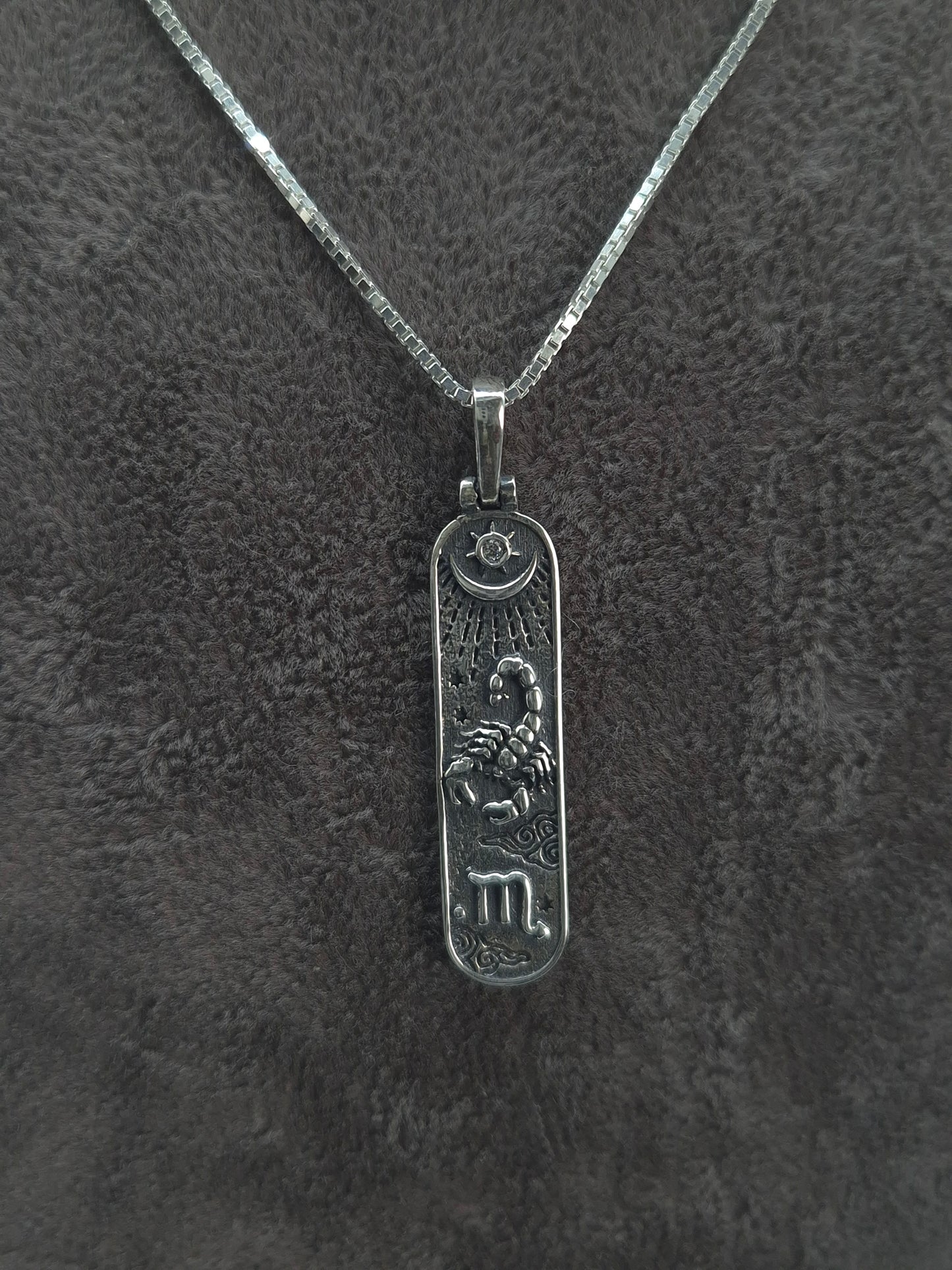 Silber Venezianerkette Sternzeichen-11 Designs zur Auswahl 925 Silberanhänger