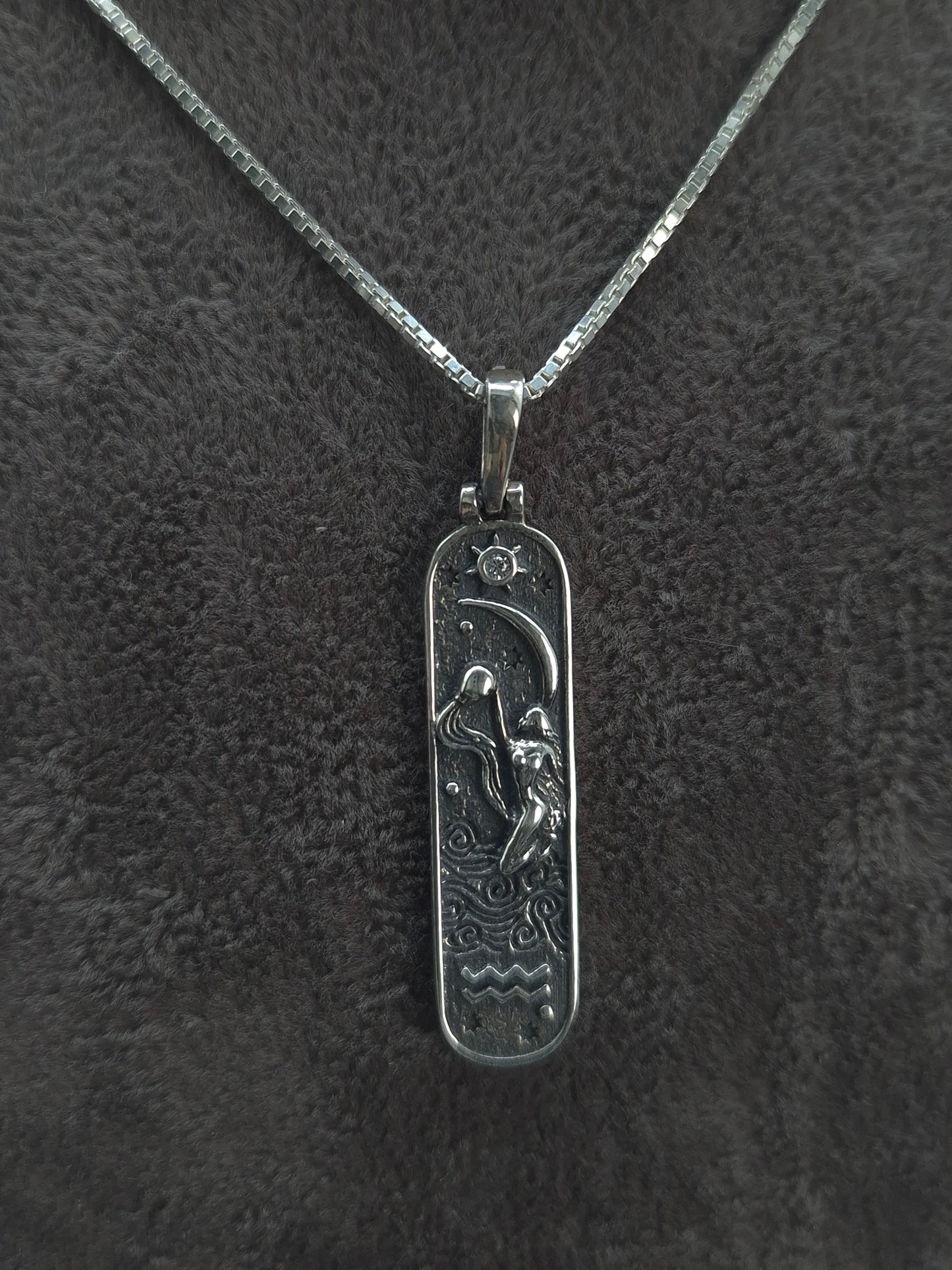Silber Venezianerkette Sternzeichen-11 Designs zur Auswahl 925 Silberanhänger