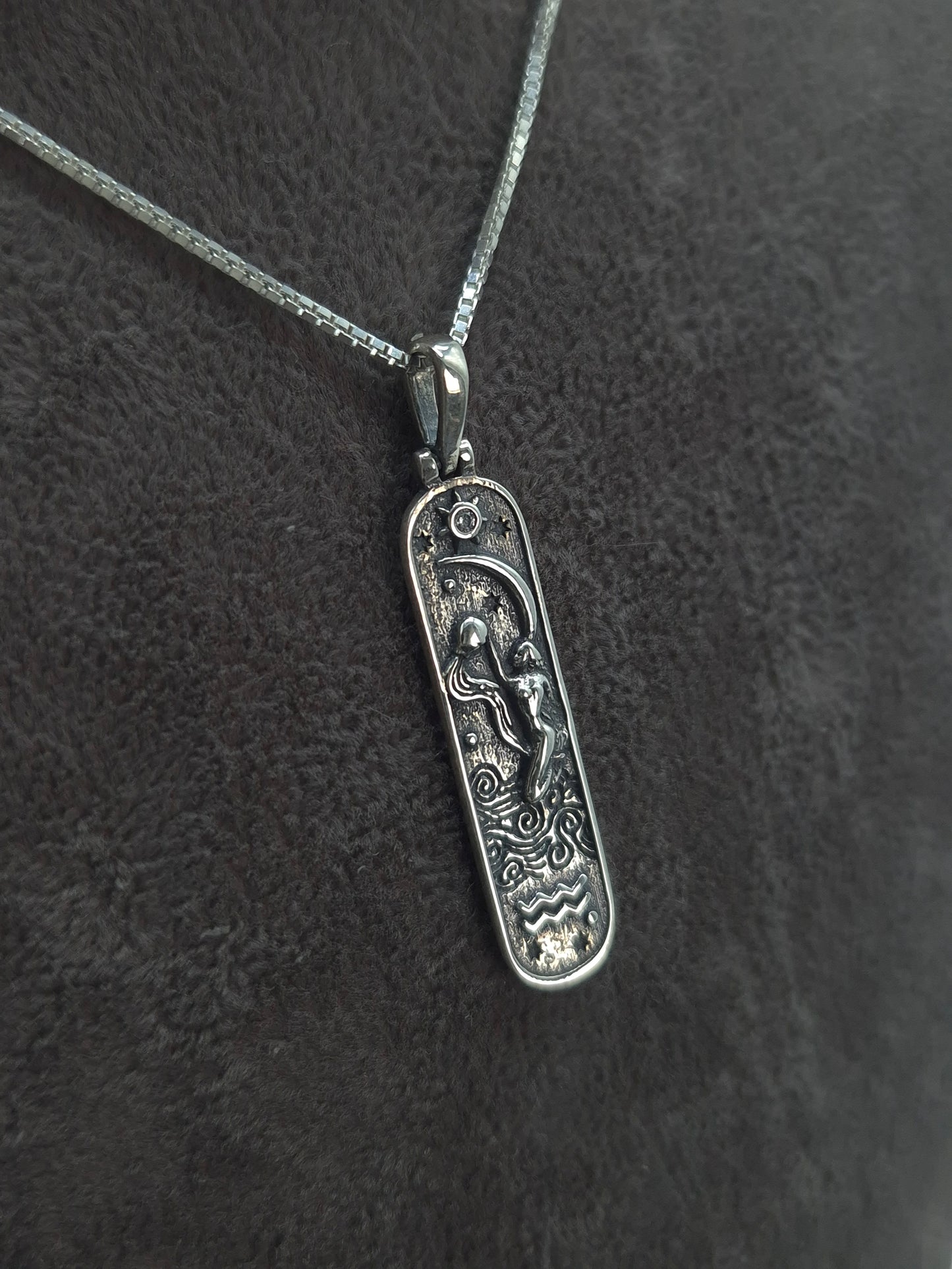 Silber Venezianerkette Sternzeichen-11 Designs zur Auswahl 925 Silberanhänger