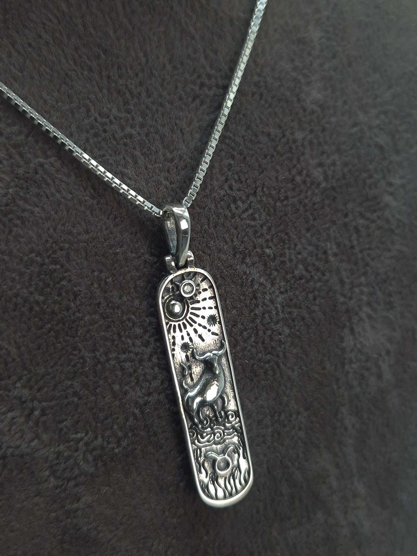 Silber Venezianerkette Sternzeichen-11 Designs zur Auswahl 925 Silberanhänger